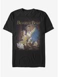 Disney Beauty And The Beast Movie Poster T-Shirt, BLACK, hi-res