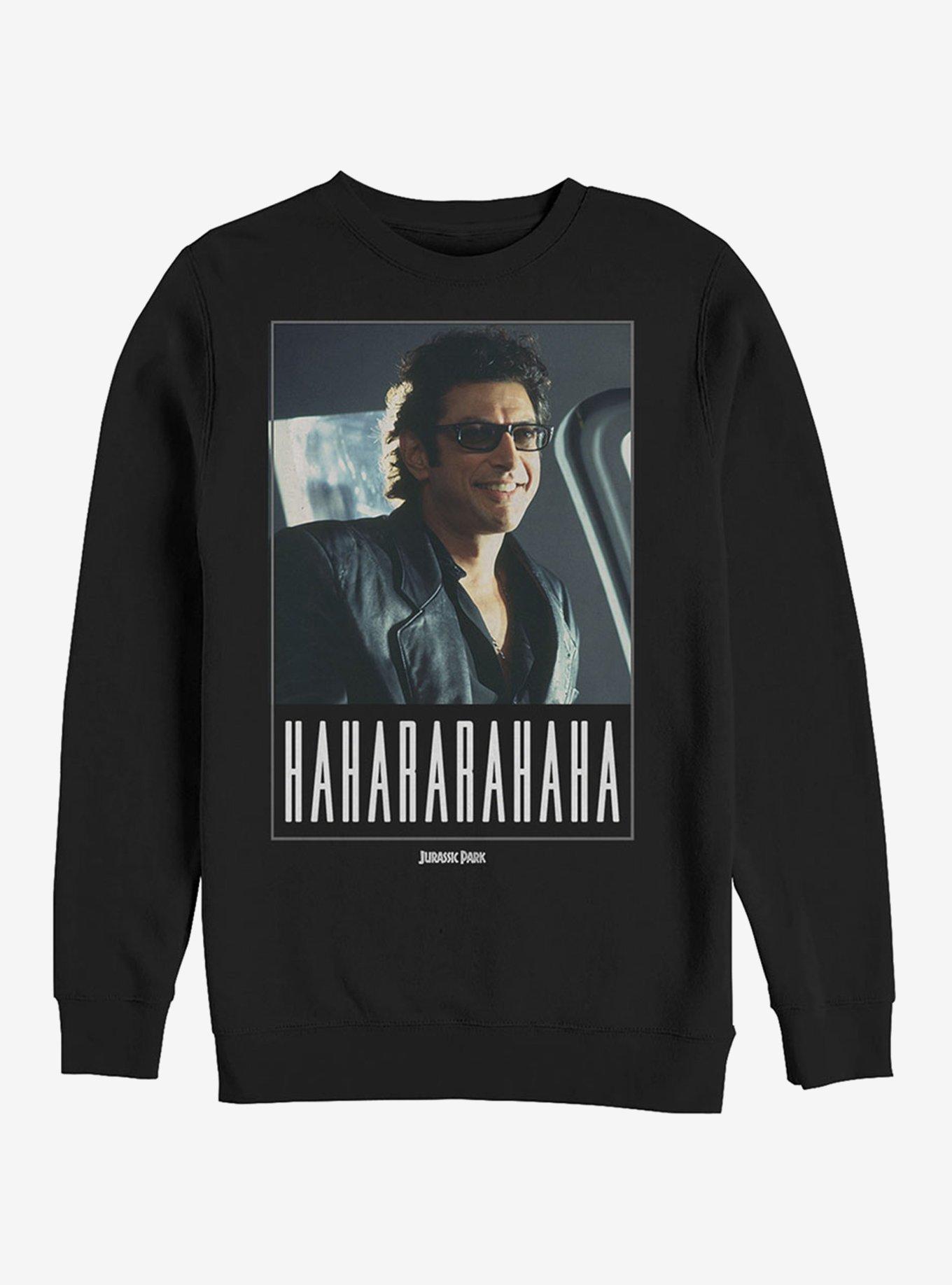 Dr. Malcolm Iconic Laugh Sweatshirt, BLACK, hi-res