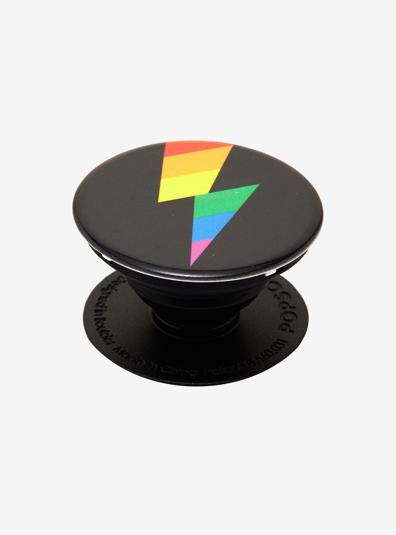 PopSockets Rainbow Lightning Bolt Phone Grip & Stand, , hi-res