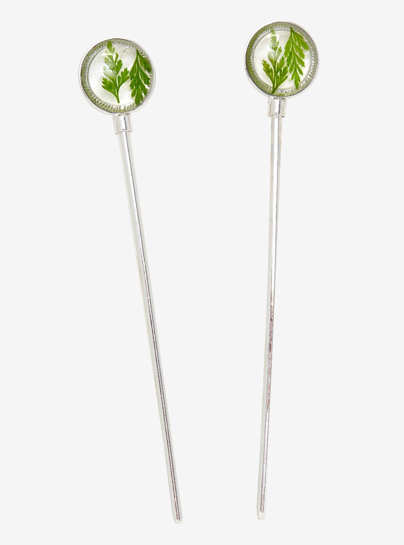 Dried Leaves Hair Sticks, , hi-res
