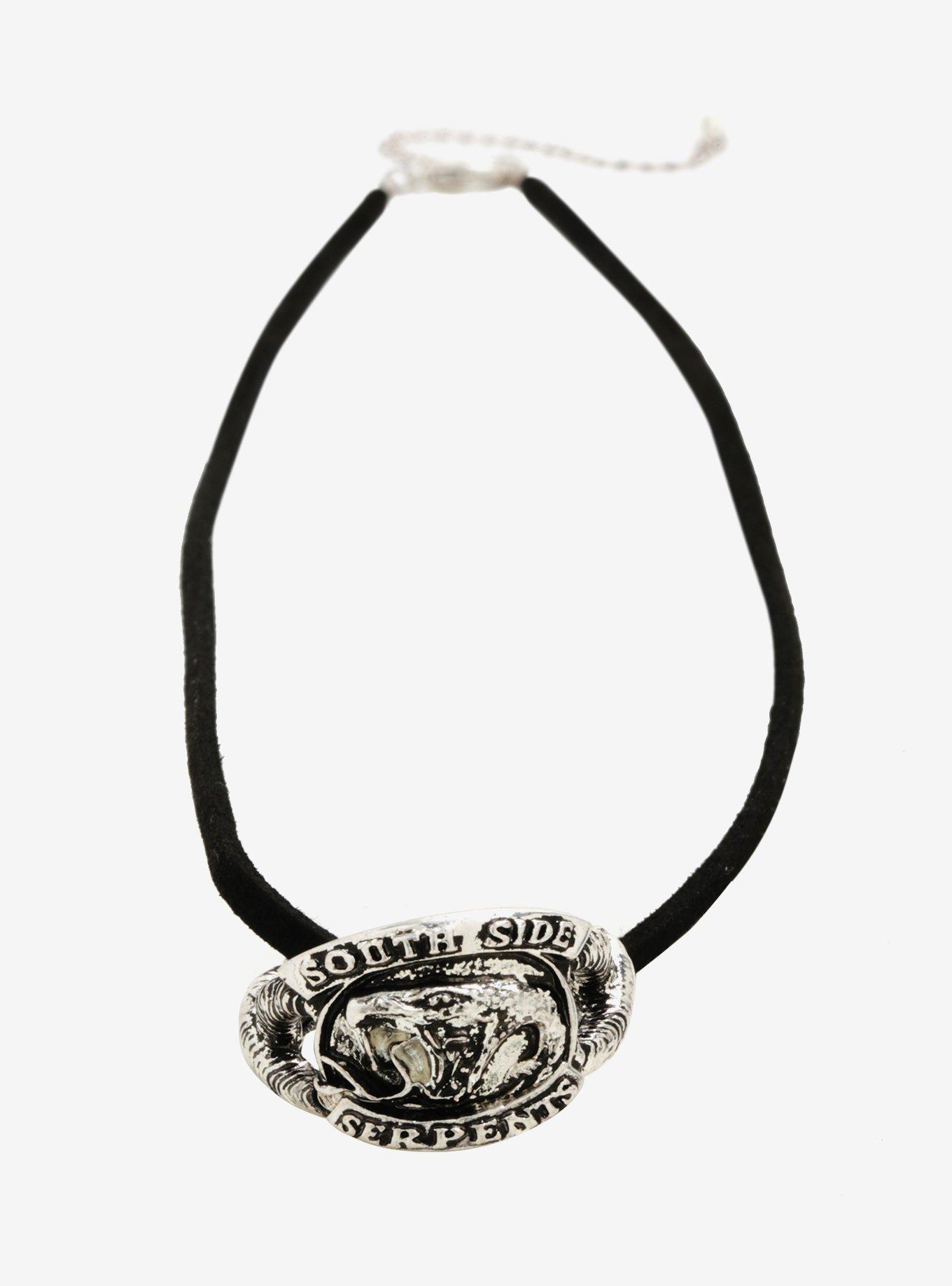 Riverdale Biker Serpent Ring Necklace, , hi-res