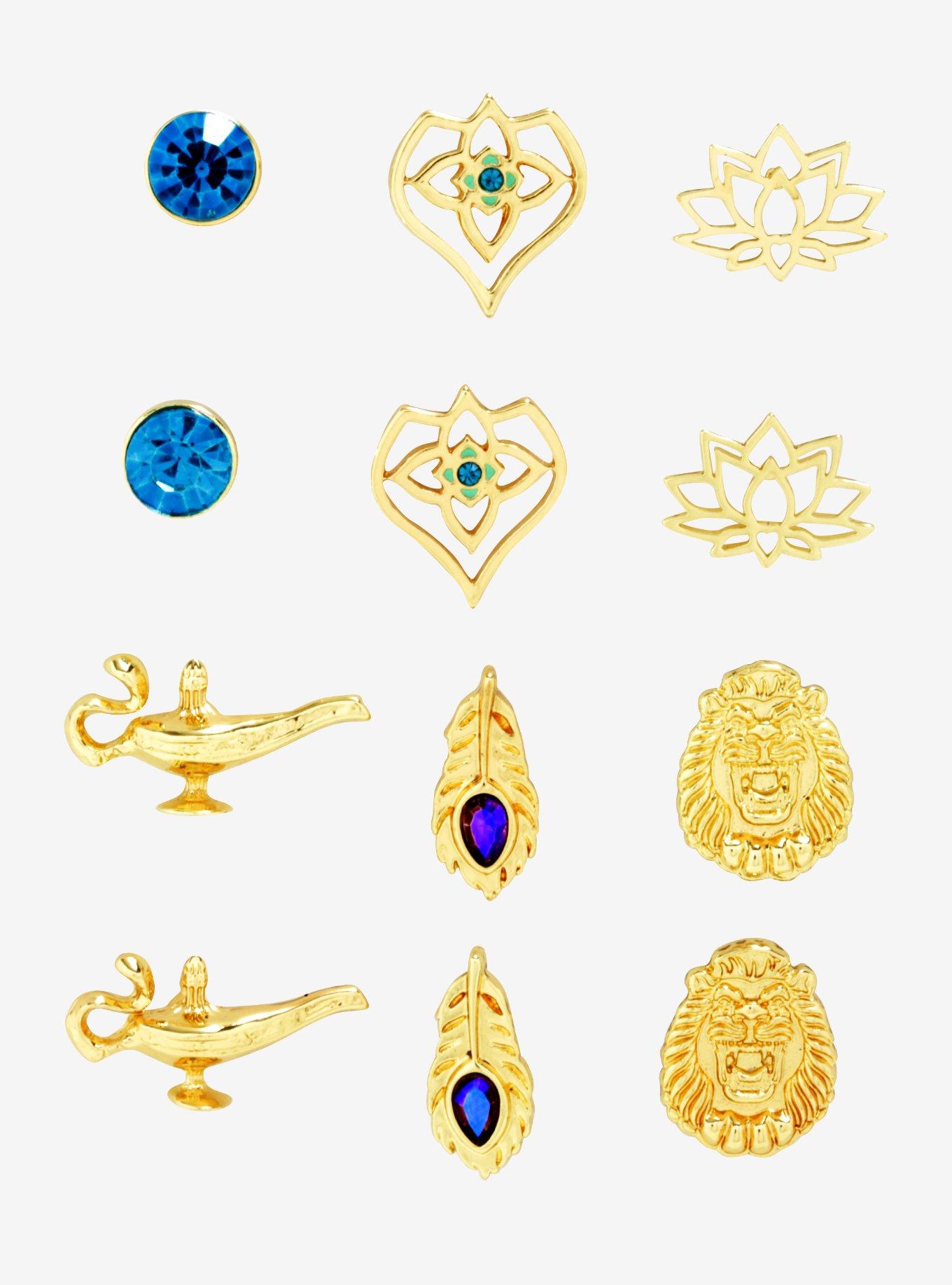 Disney Aladdin Jasmine Stud Earring Set, , hi-res