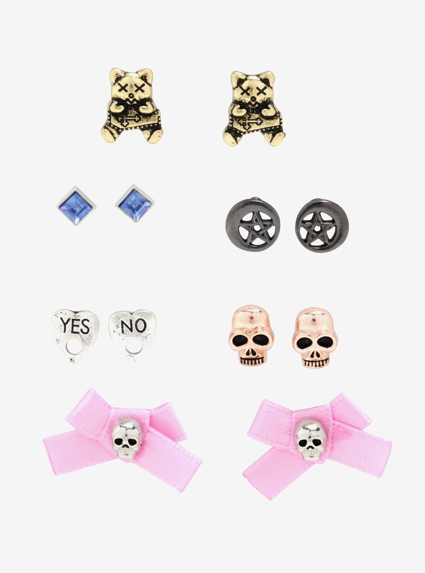 Pastel Goth Earring Set, , hi-res