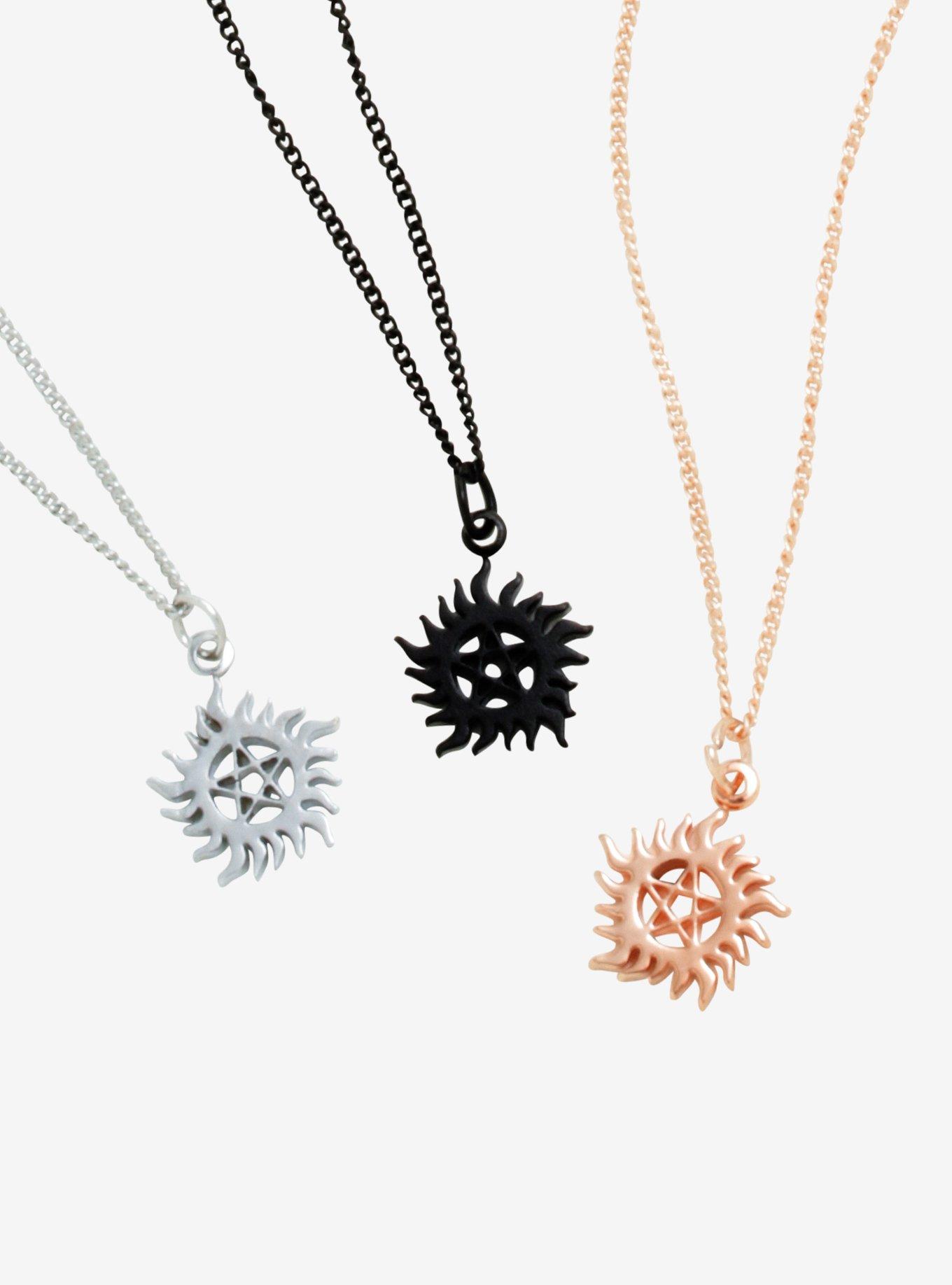 Supernatural Anti-Possession Symbol Necklace Set, , hi-res