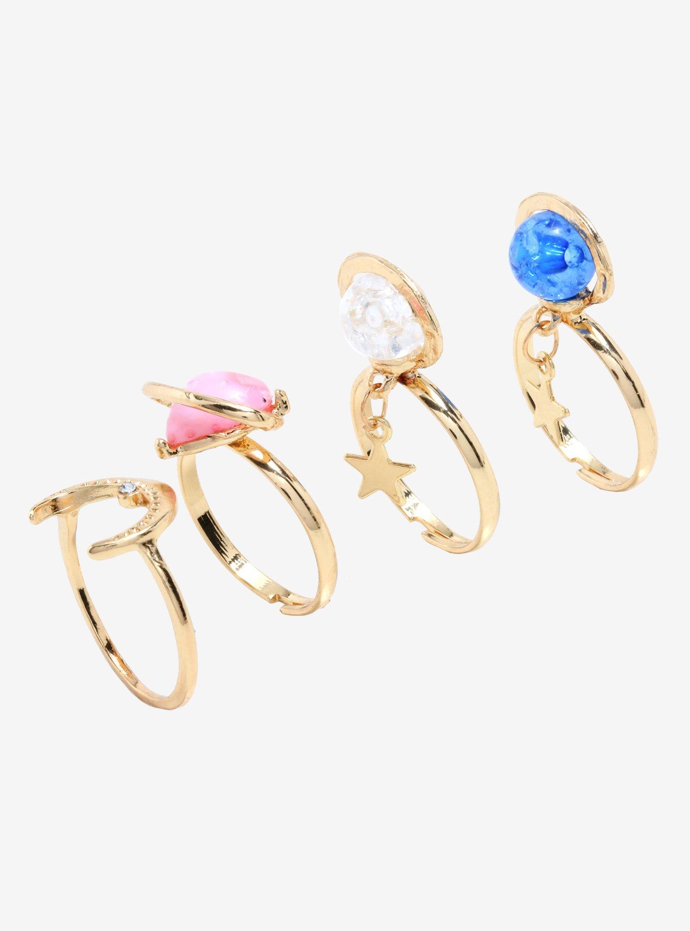 Planet Dangle Ring Set, , hi-res