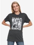 The Simple Life Not So Simple Womens T-Shirt - BoxLunch Exclusive, PURPLE, hi-res
