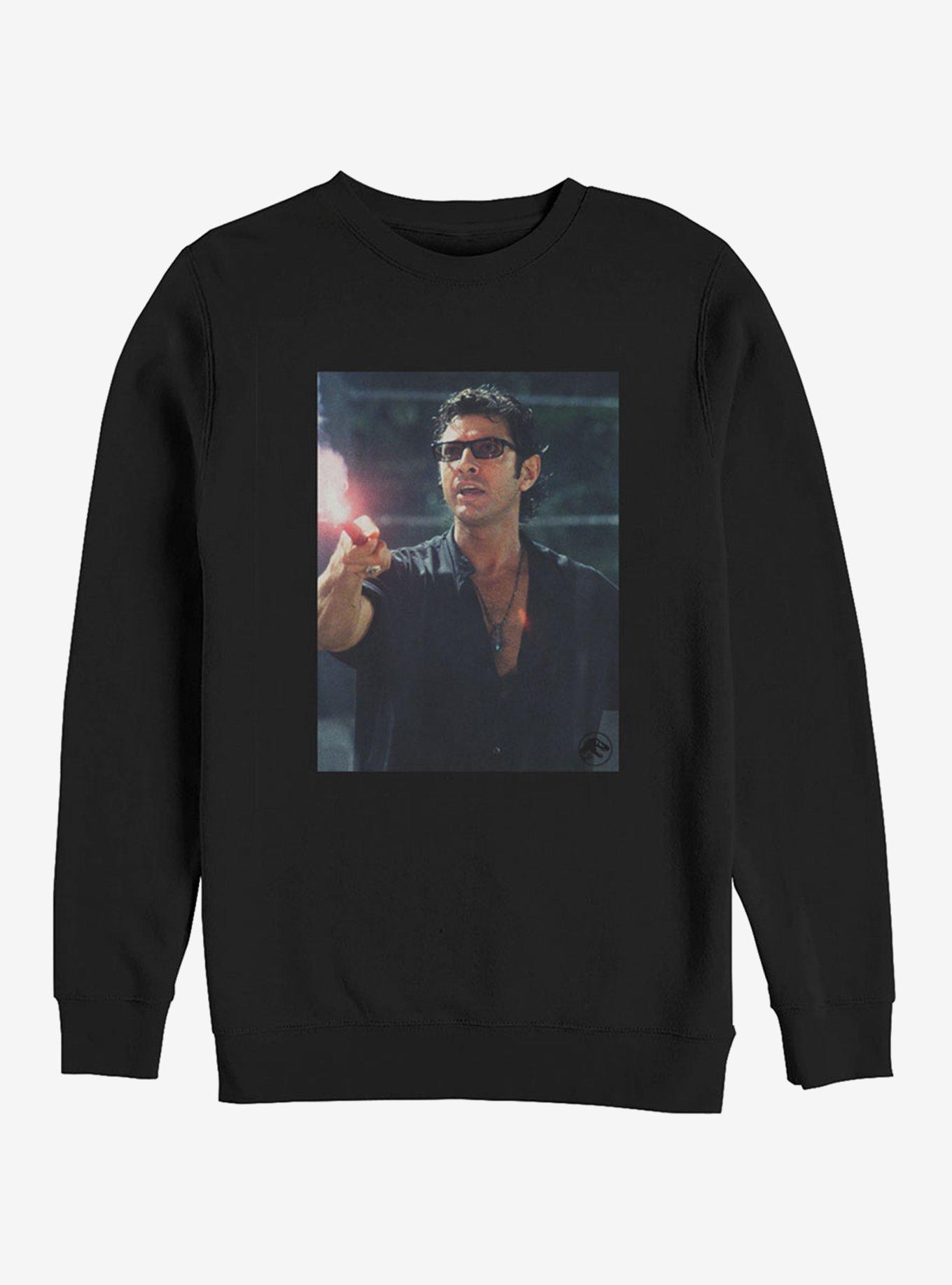 Dr. Malcolm Flare Distraction Sweatshirt, BLACK, hi-res