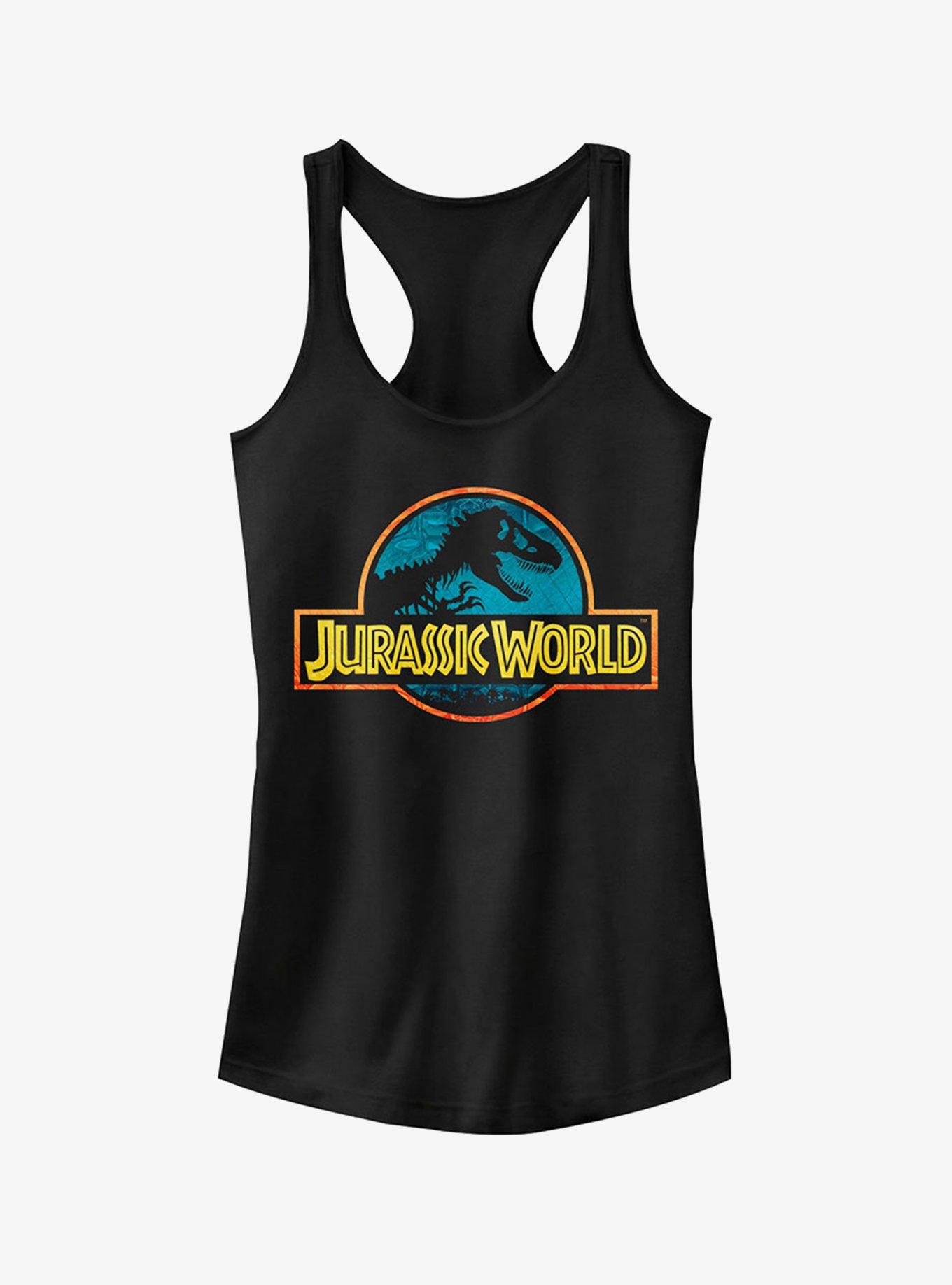 Color Outline Logo Girls Tank, BLACK, hi-res