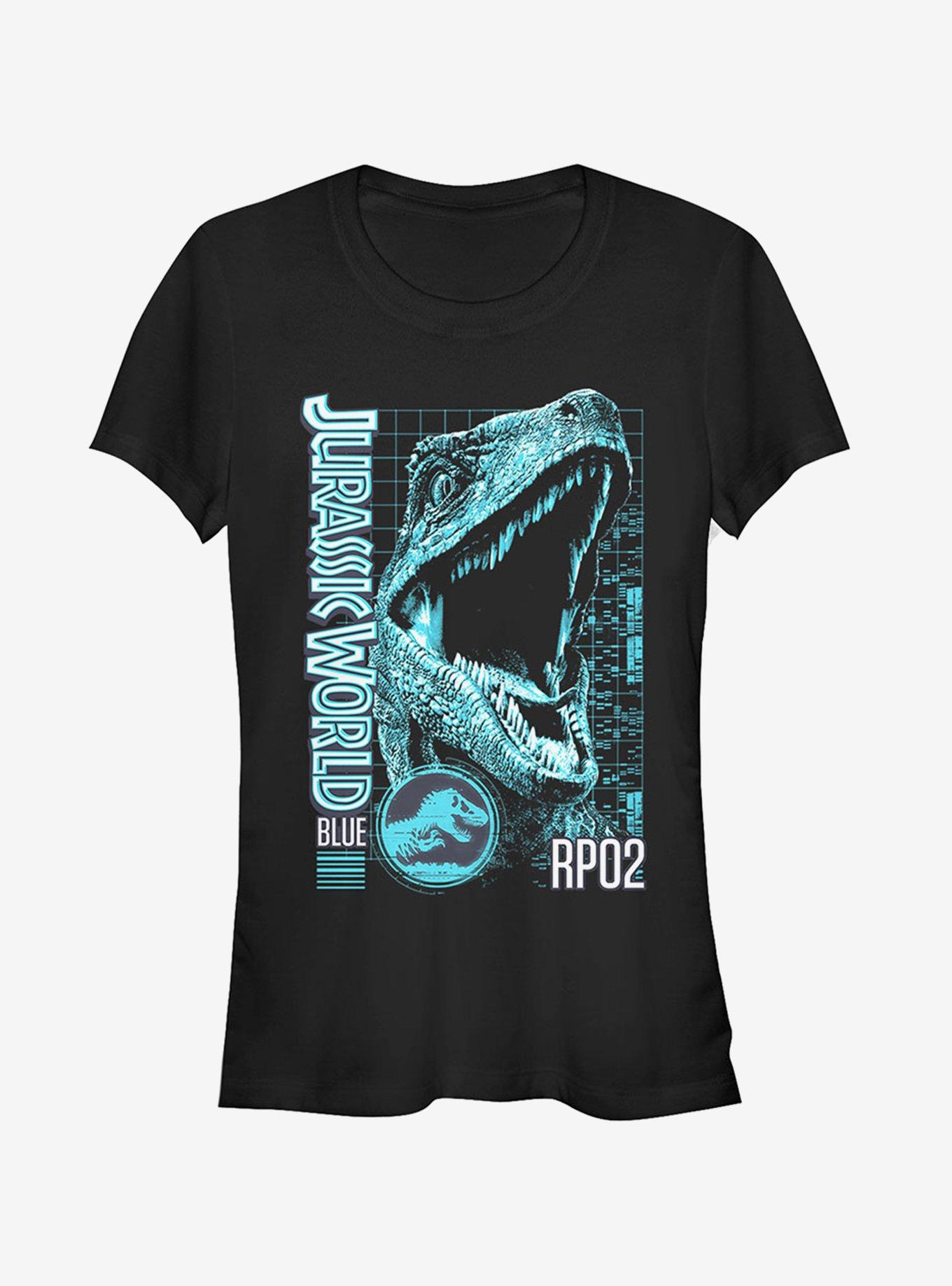Jurassic World Fallen Kingdom Blue Portrait Girls T-Shirt, , hi-res