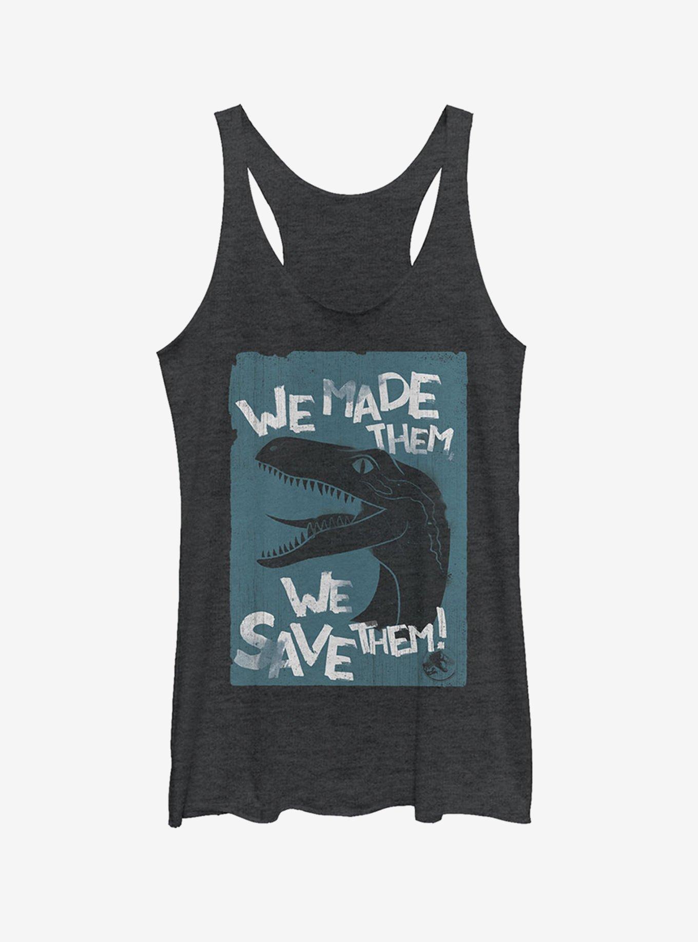 Jurassic World Fallen Kingdom We Save Them Girls Tank, , hi-res