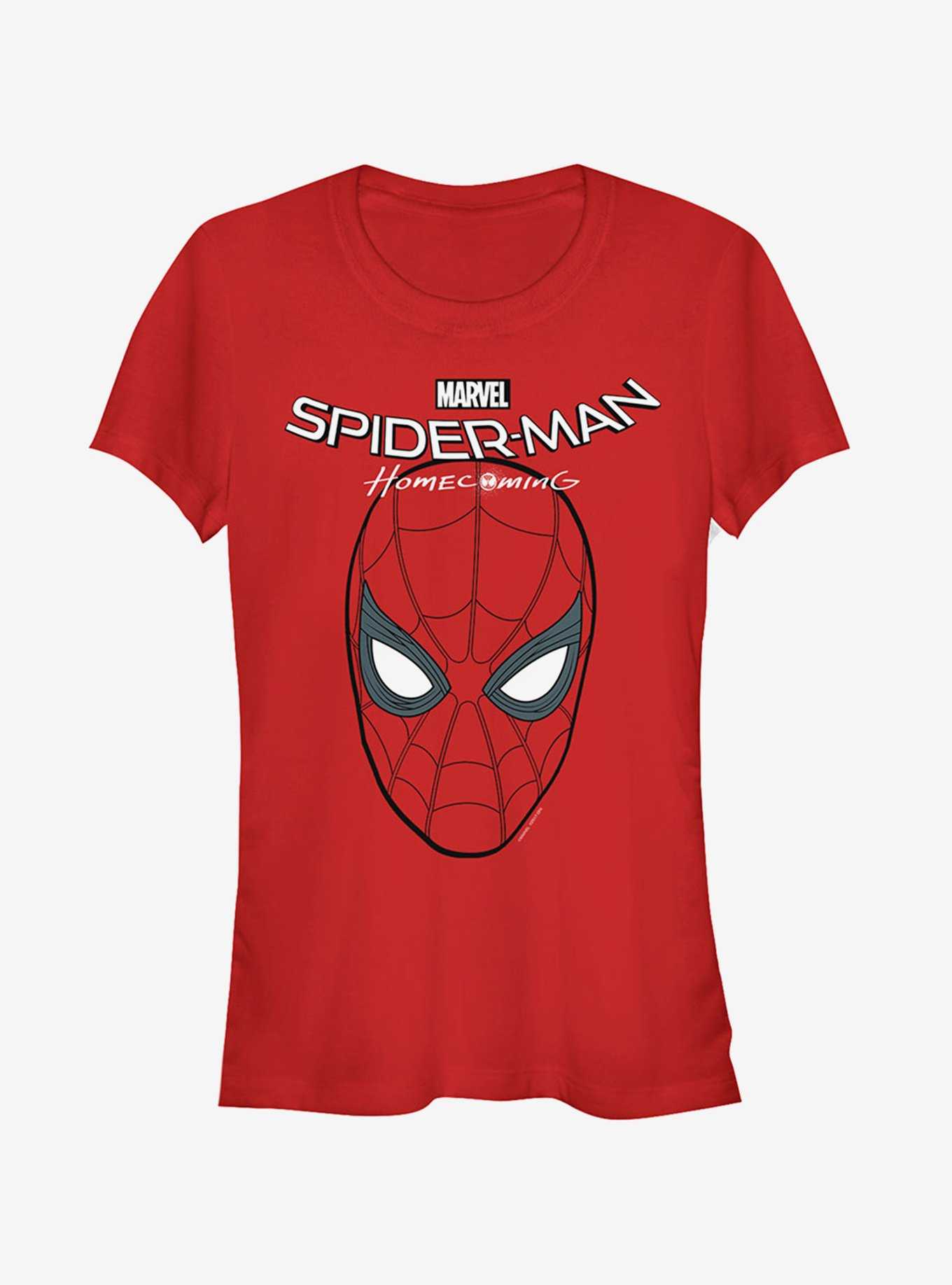 Marvel Spider-Man Homecoming Mask Logo Girls T-Shirt, , hi-res