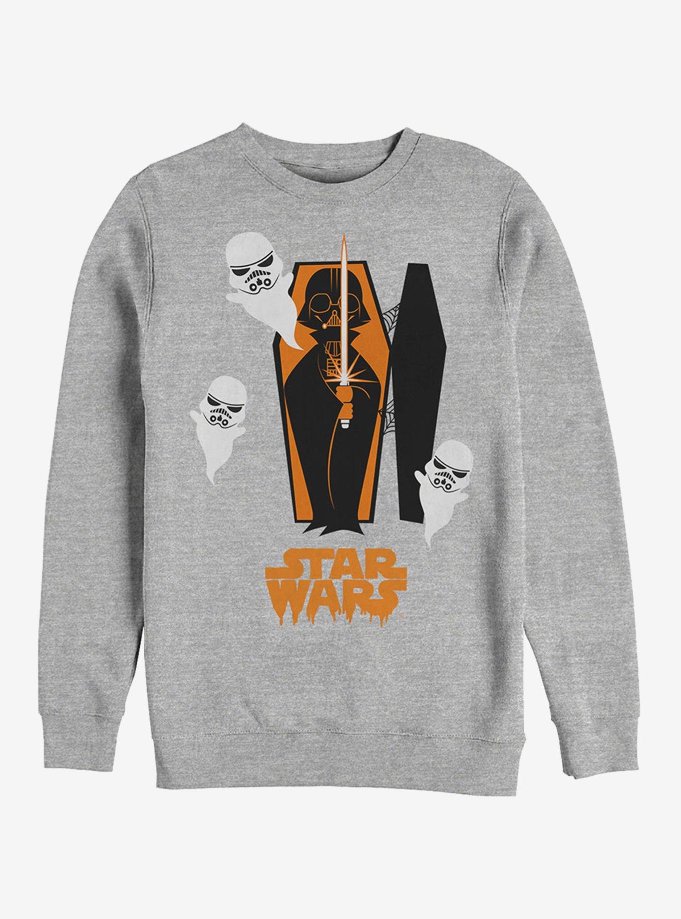 Lucasfilm Halloween Darth Vader Coffin Sweatshirt, ATH HTR, hi-res