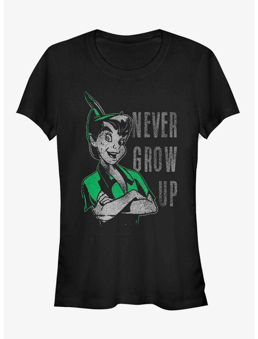 Disney Never Grow Up Girls T-Shirt, BLACK, hi-res