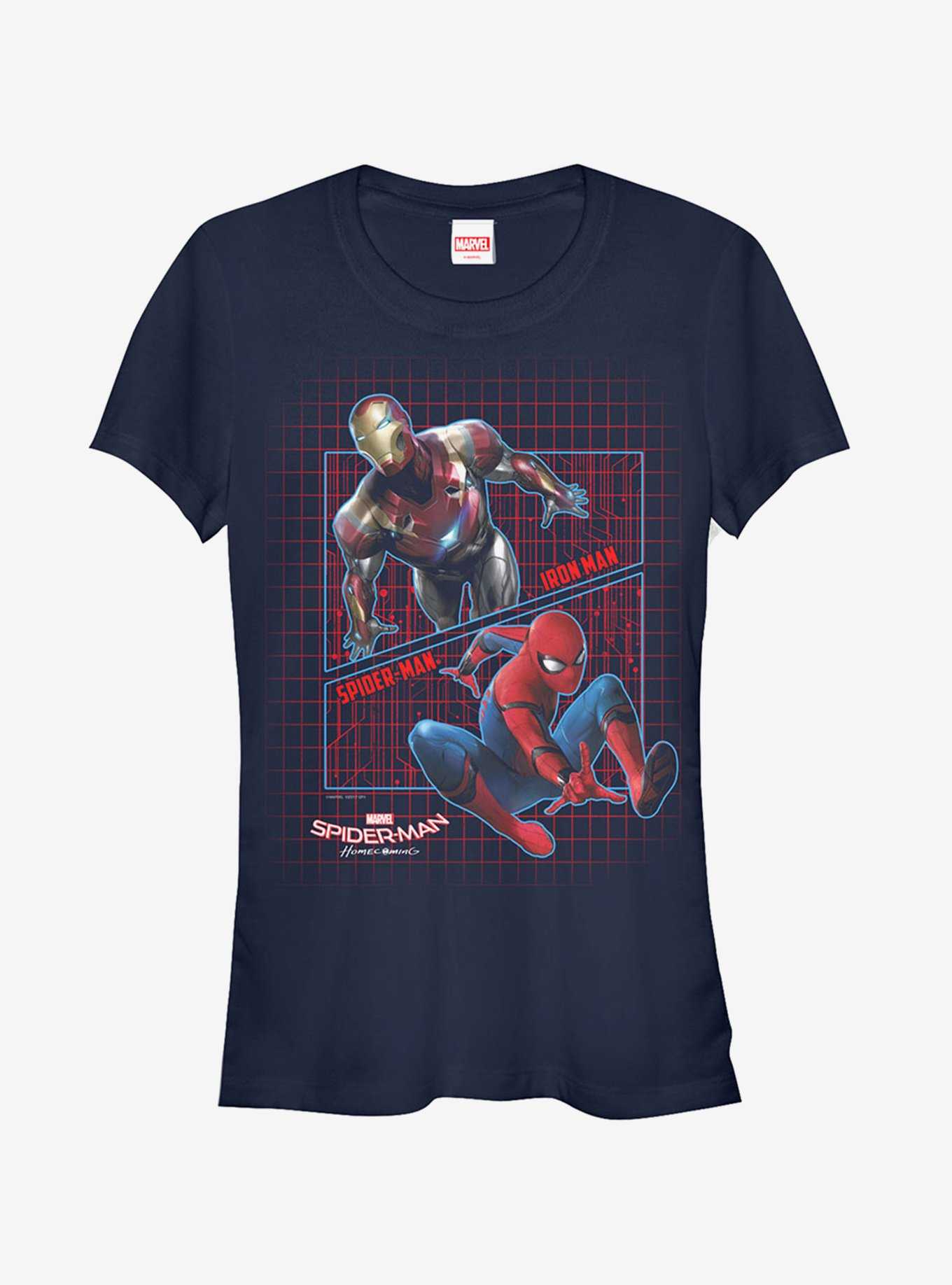 Marvel Spider-Man Homecoming Partner Grid Girls T-Shirt, , hi-res