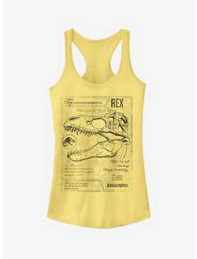 Jurassic World Fallen Kingdom T. Rex Schematics Girls Tank, , hi-res