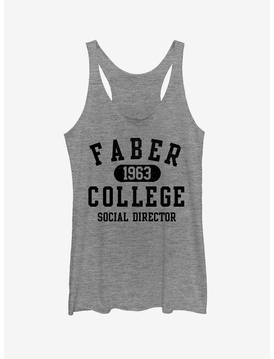 Faber College Social Director Girls Tank, GRAY HTR, hi-res
