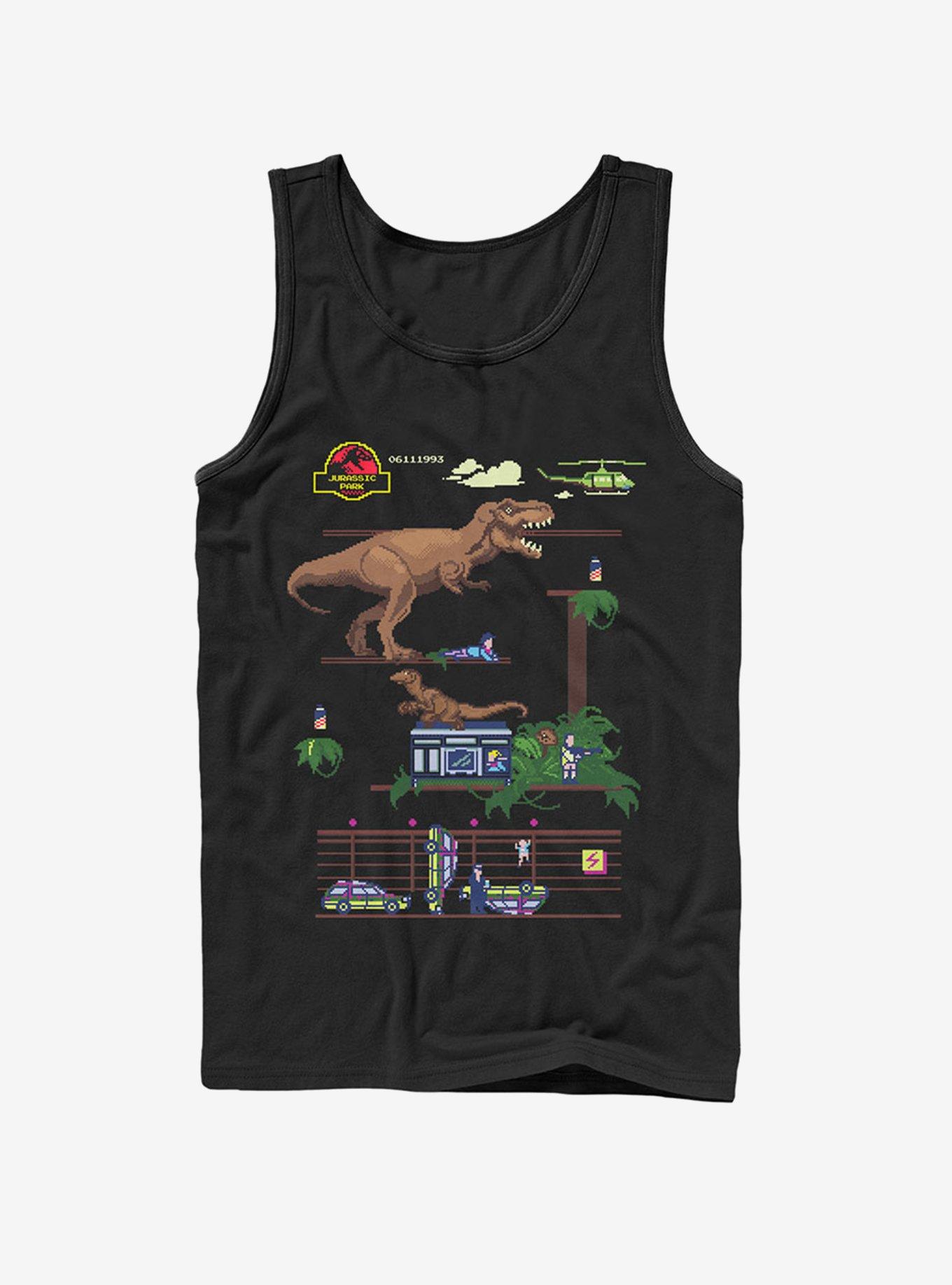 Pixel Video Game Tank, BLACK, hi-res