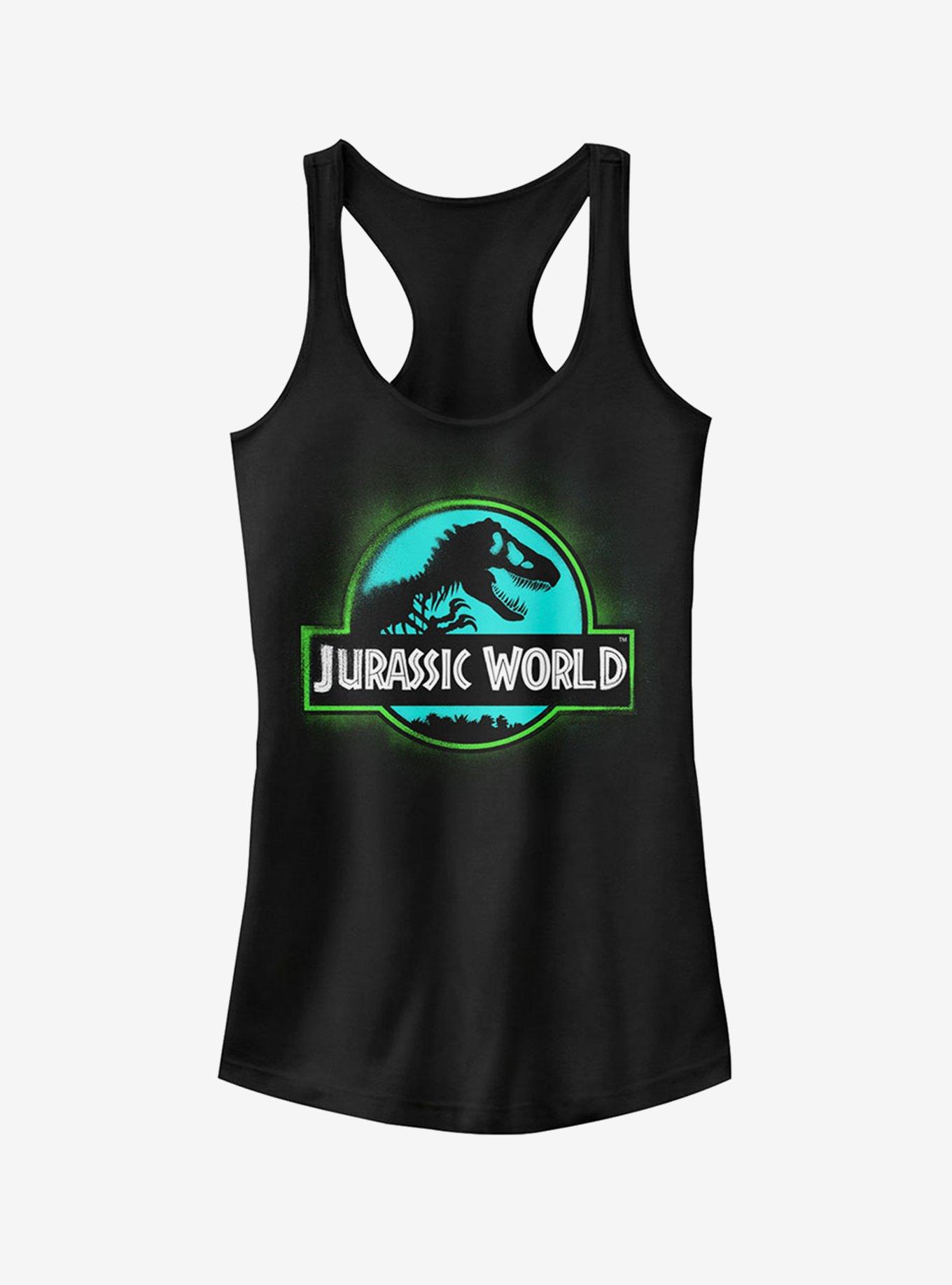 Jurassic World Fallen Kingdom T. Rex Spray Paint Logo Girls Tank