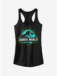 Jurassic World Fallen Kingdom T. Rex Spray Paint Logo Girls Tank, BLACK, hi-res