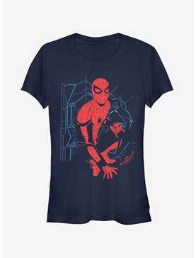 Marvel Spider-Man Homecoming Messy Web Girls T-Shirt, , hi-res