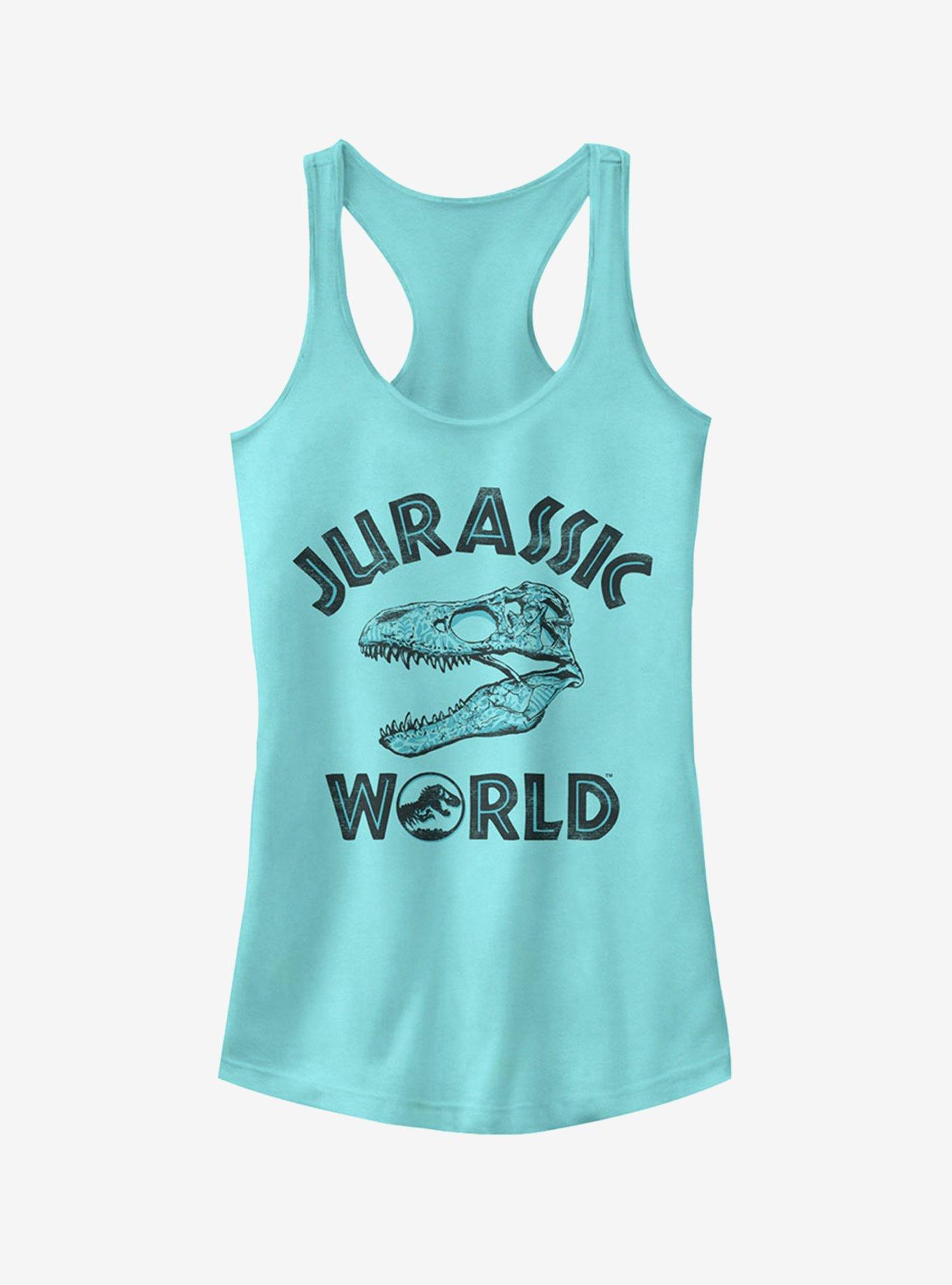 Jurassic World Fallen Kingdom Skeleton Logo Girls Tank