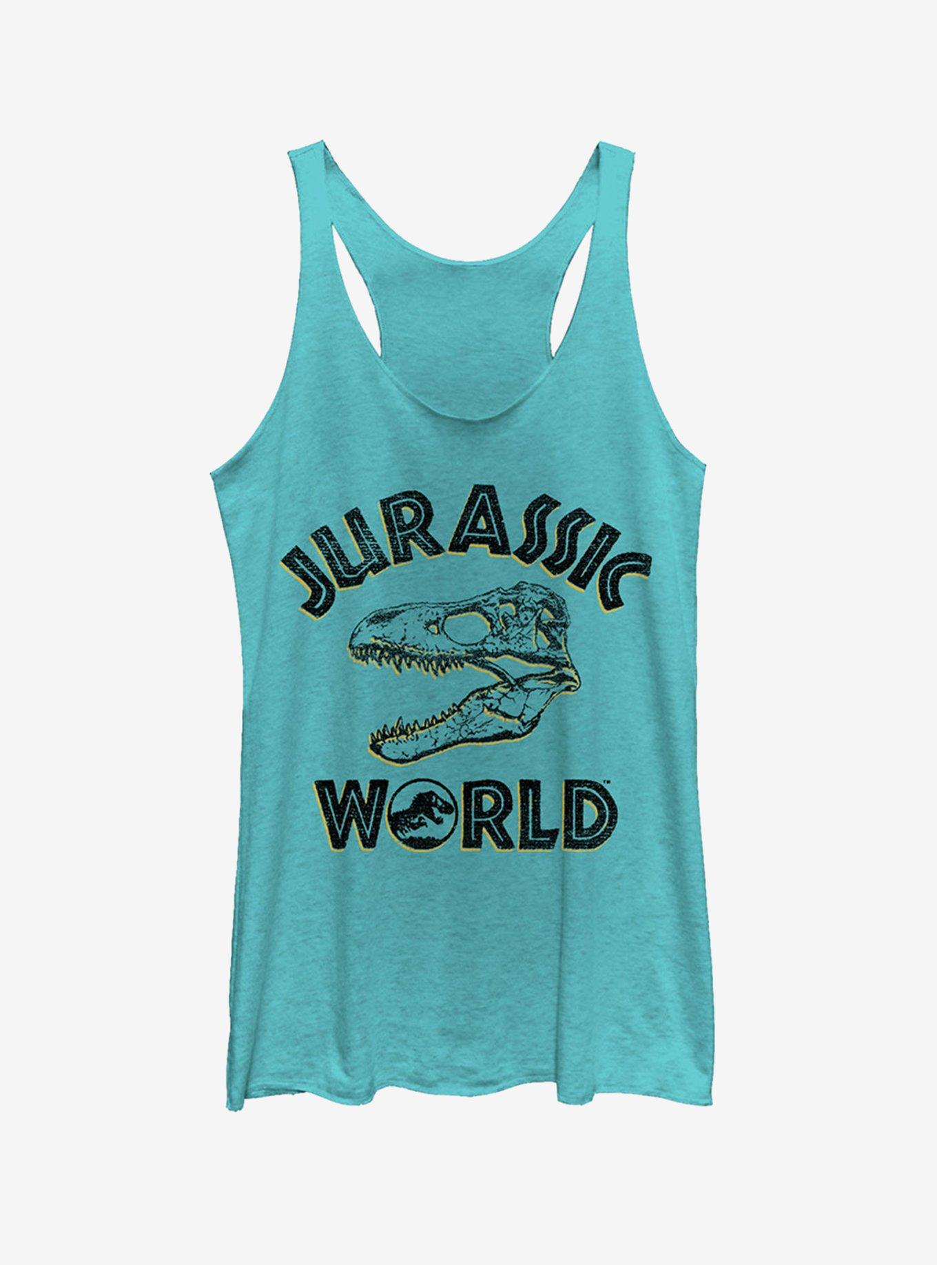 Jurassic World Fallen Kingdom Skull Fossil Girls Tank, TAHI BLUE, hi-res