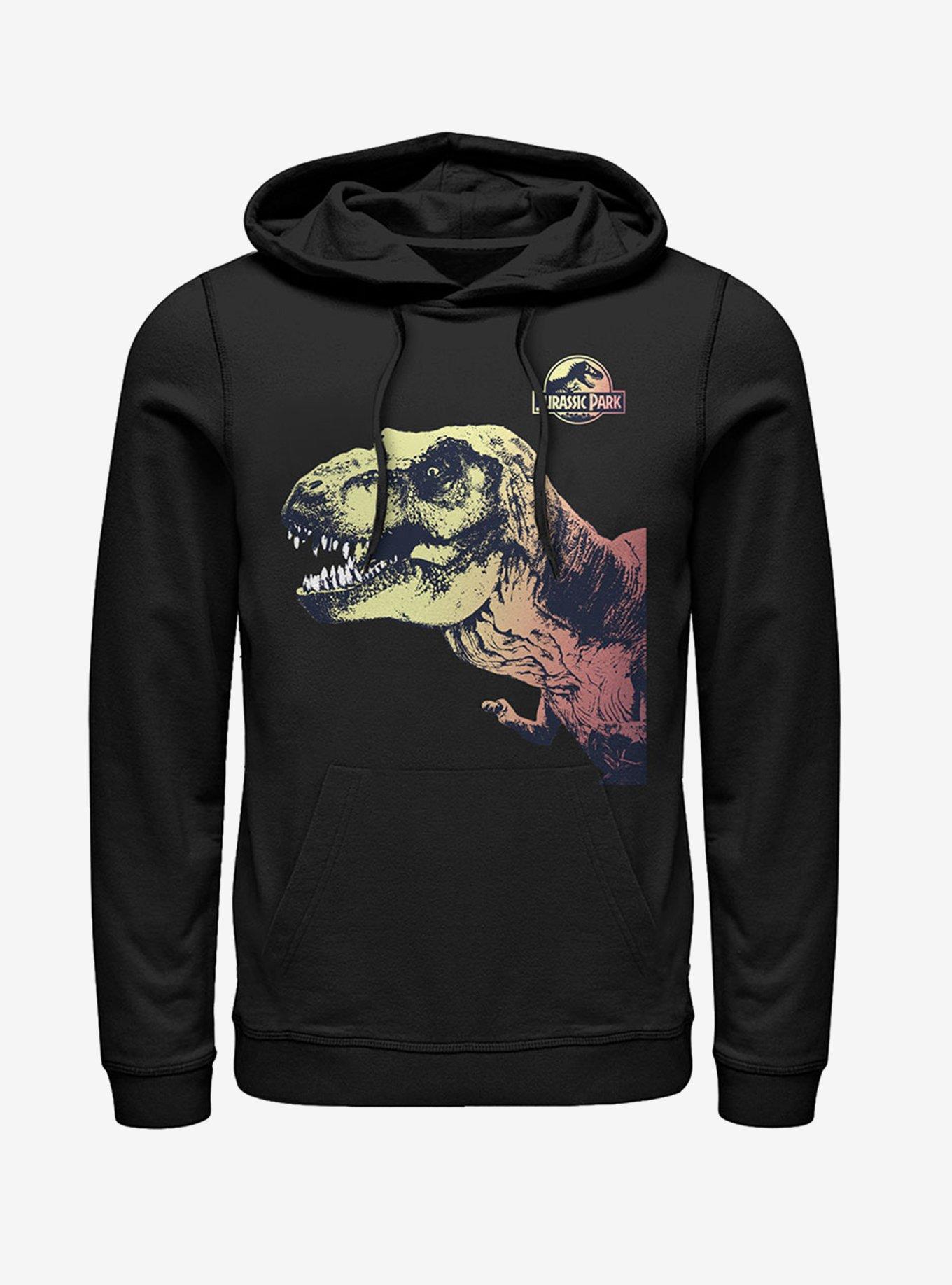 Sneaky T. Rex Hoodie, BLACK, hi-res