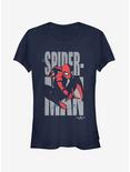 Marvel Spider-Man Homecoming Name Girls T-Shirt, NAVY, hi-res