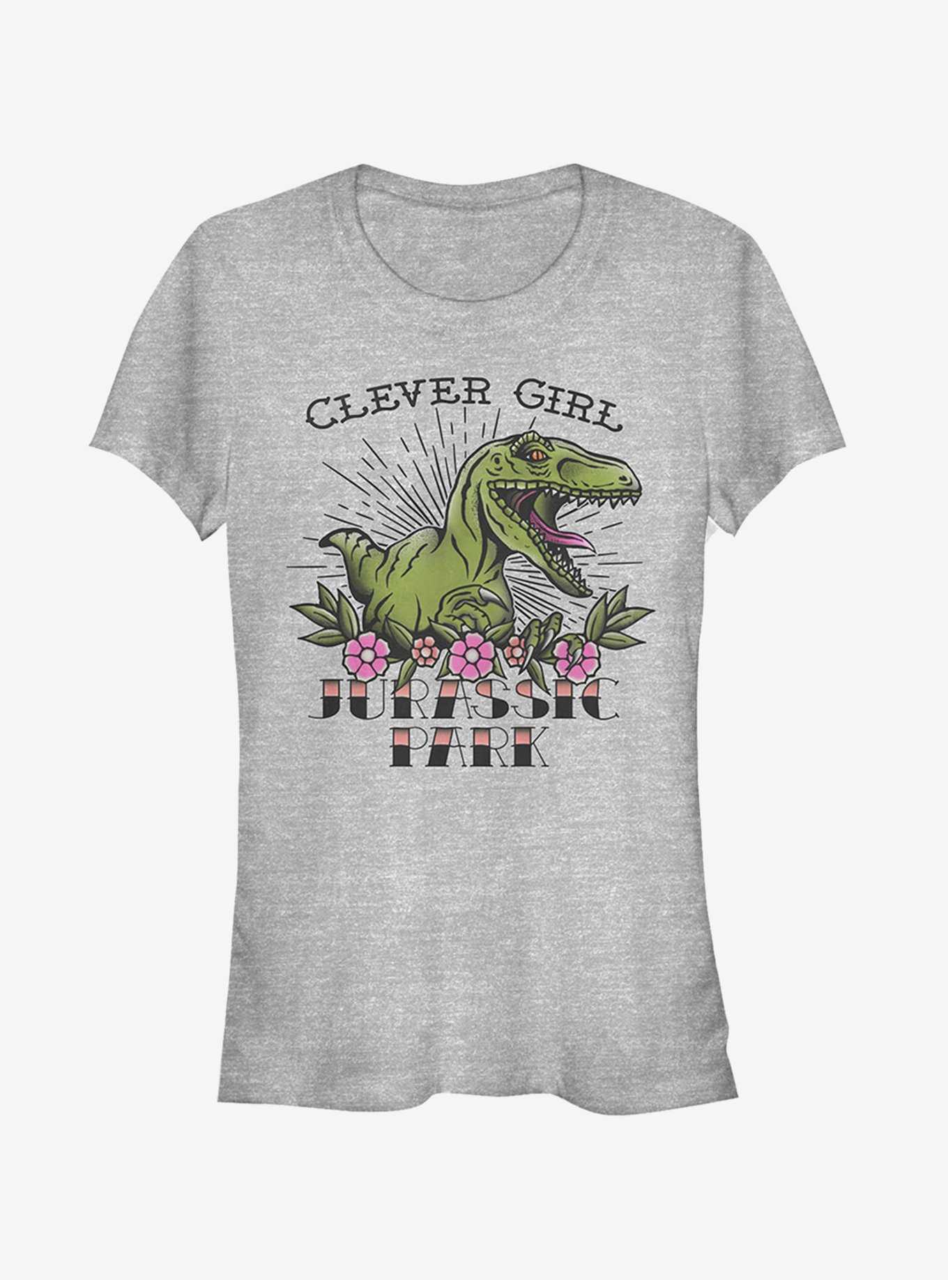 Jurassic Park Clever Girl Tattoo Girls T-Shirt, , hi-res