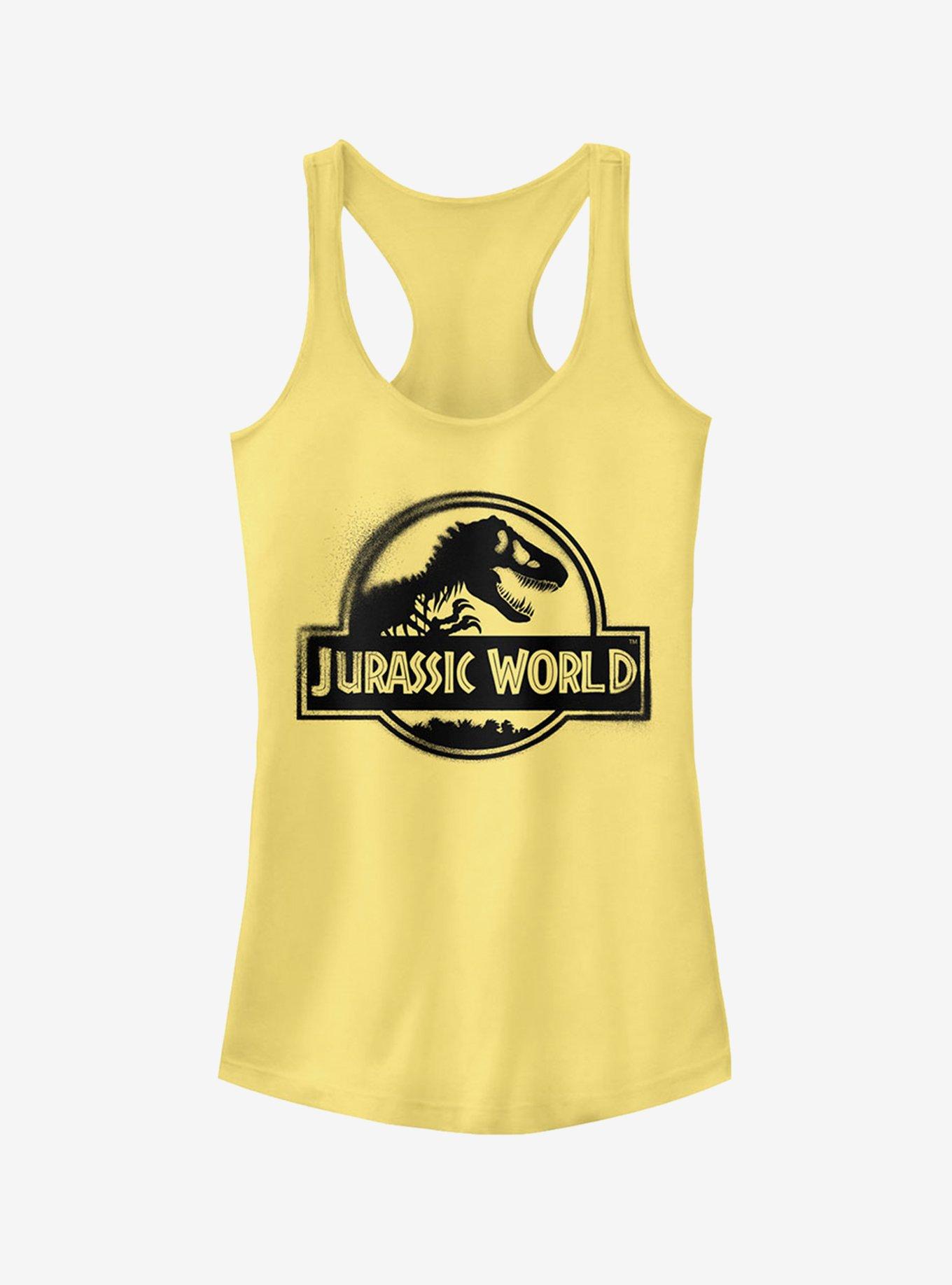 Jurassic World Fallen Kingdom Spray Paint Print Logo Girls Tank