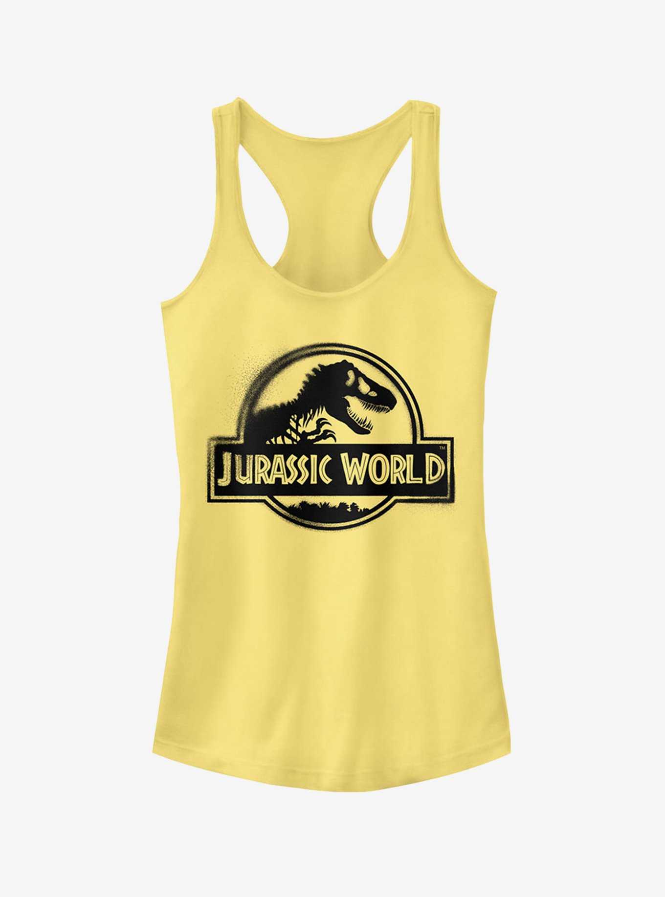 Jurassic World Fallen Kingdom Spray Paint Print Logo Girls Tank, , hi-res