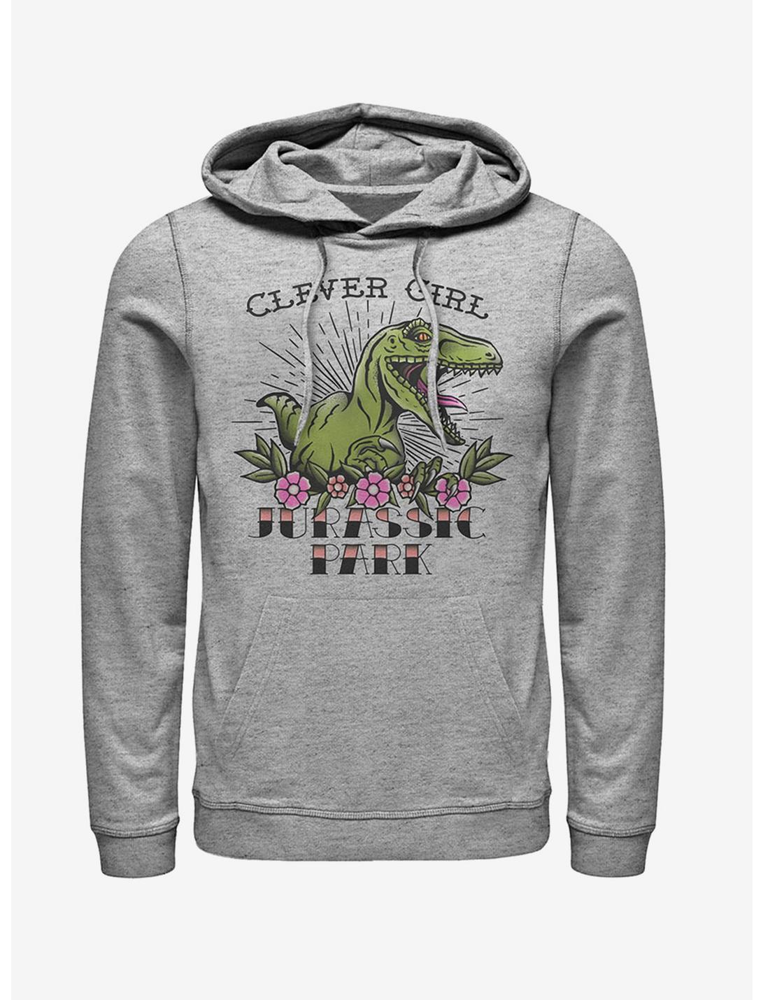 Clever Girl Tattoo Hoodie, ATH HTR, hi-res