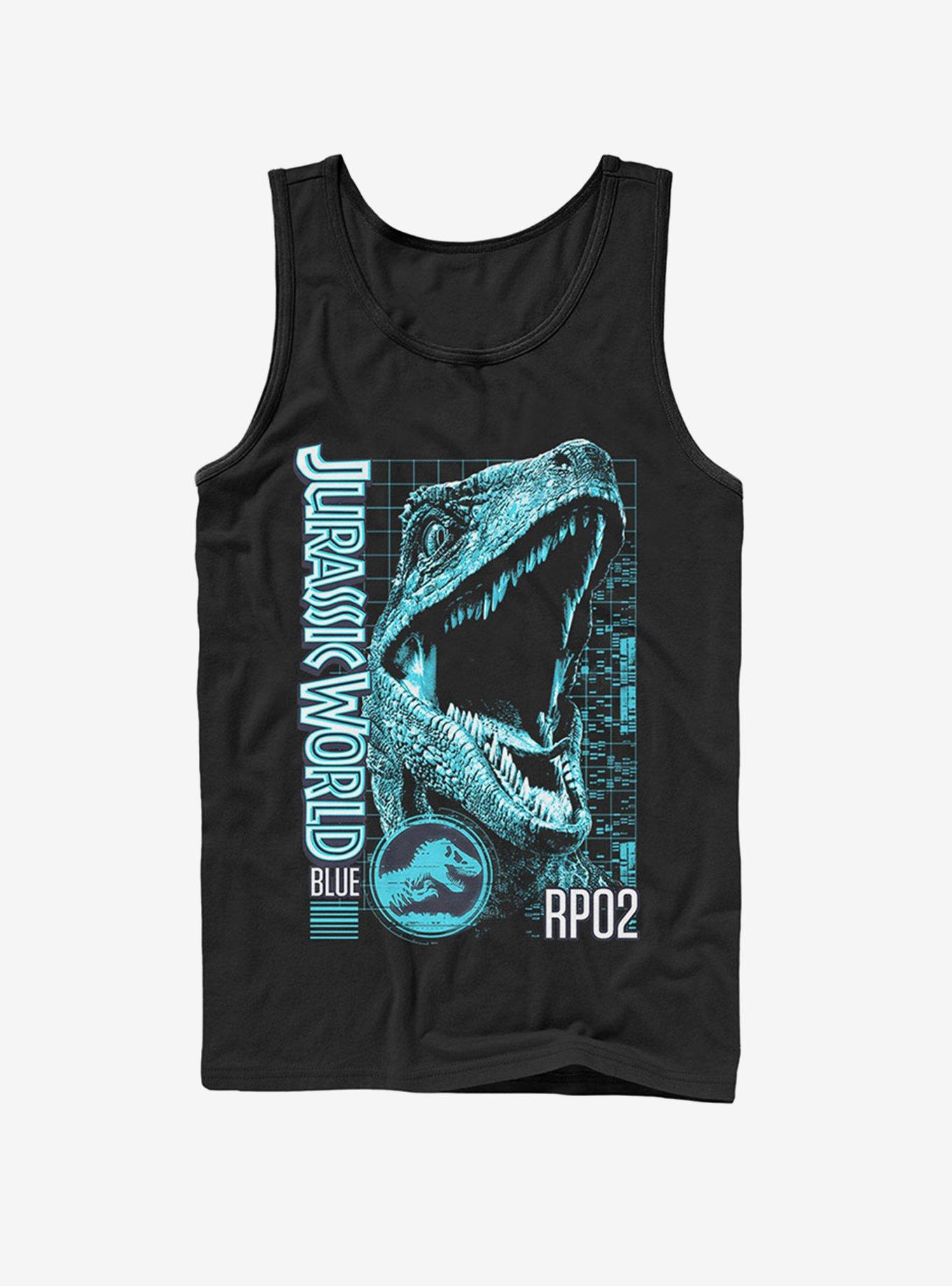 Jurassic World Fallen Kingdom Blue Portrait Tank, , hi-res