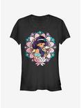 Disney Jasmine Lotus Flower Girls T-Shirt, BLACK, hi-res