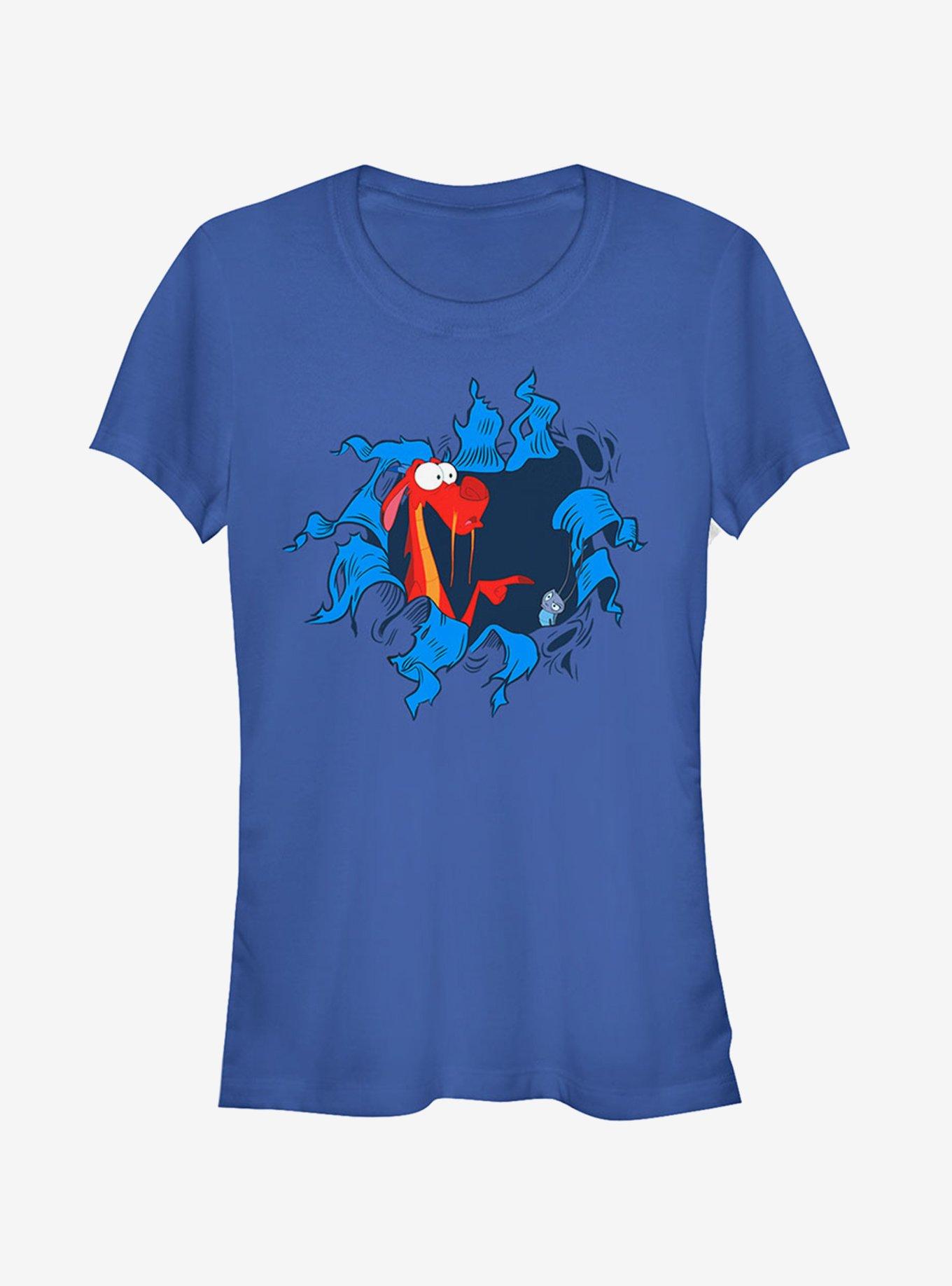 Disney Mushu Hole Print Girls T-Shirt, , hi-res