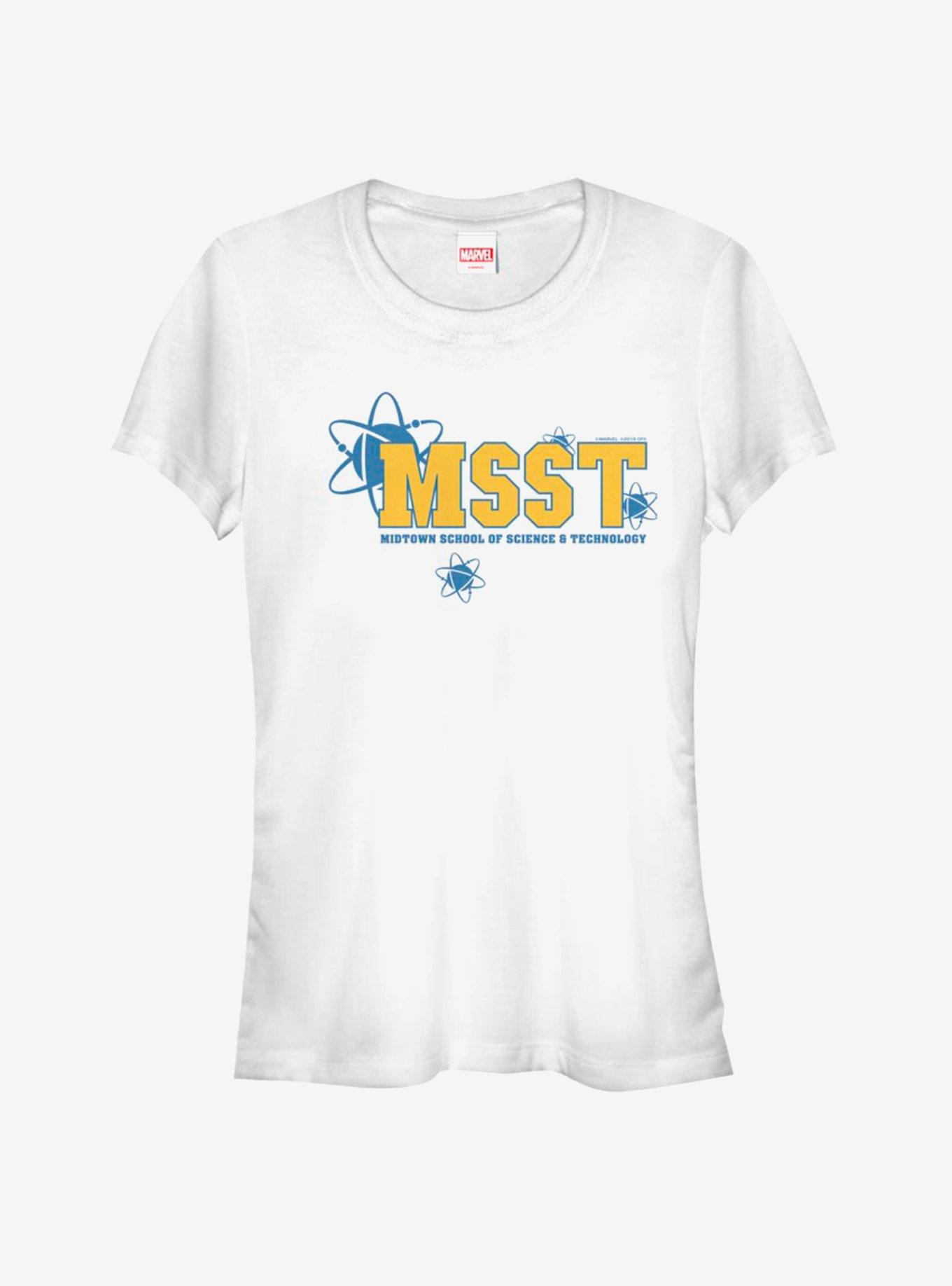 Marvel Spider-Man Homecoming Midtown School Girls T-Shirt, WHITE, hi-res