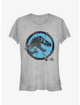Cracked T. Rex Logo Girls T-Shirt, , hi-res