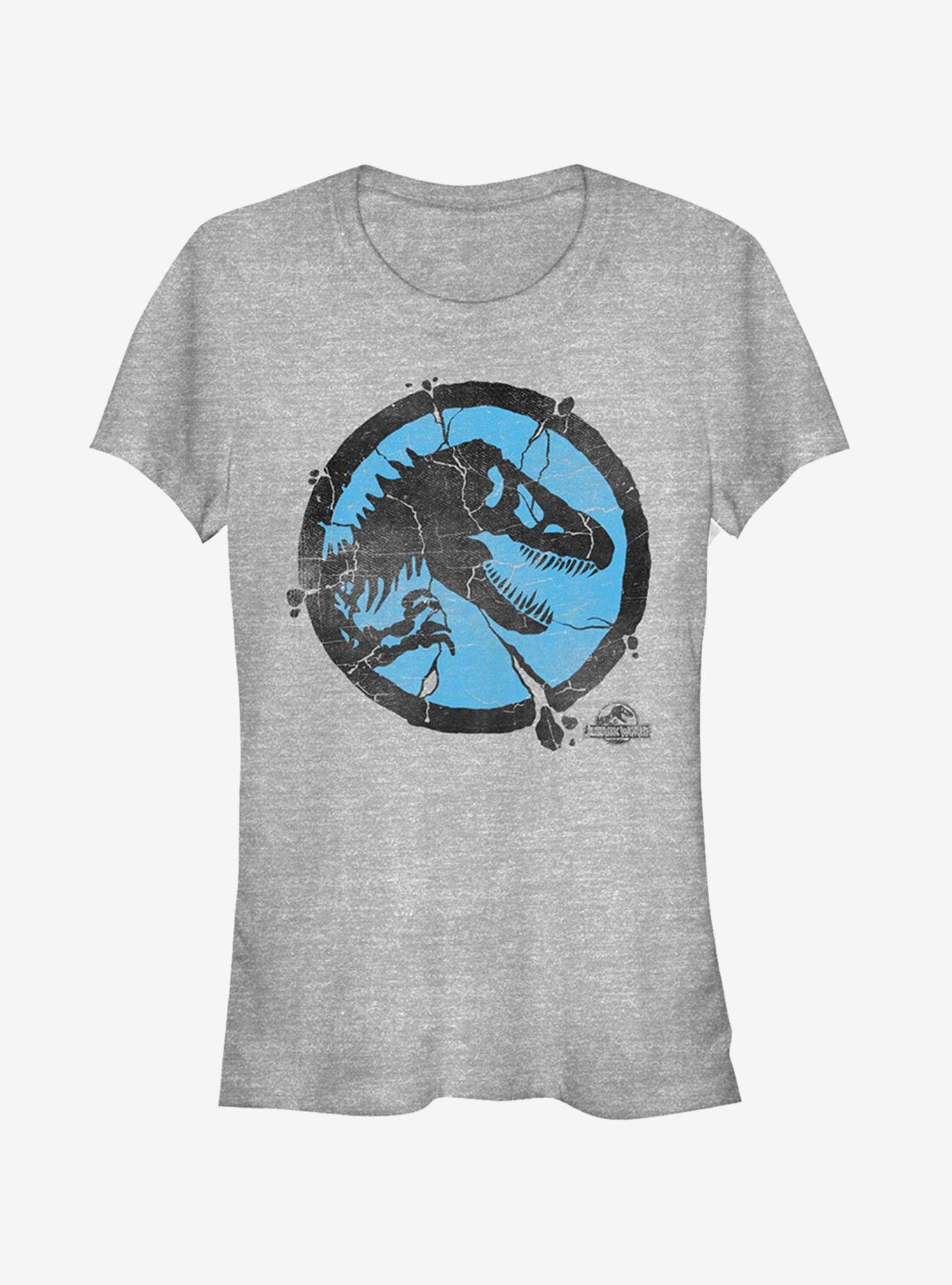 Cracked T. Rex Logo Girls T-Shirt, , hi-res