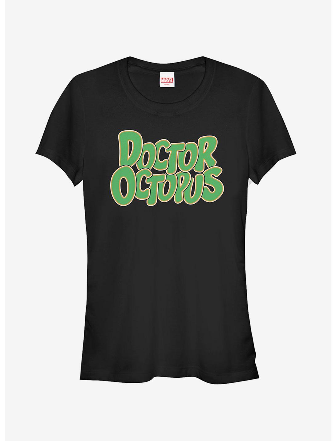 Marvel Doctor Octopus Logo Girls T-Shirt, BLACK, hi-res