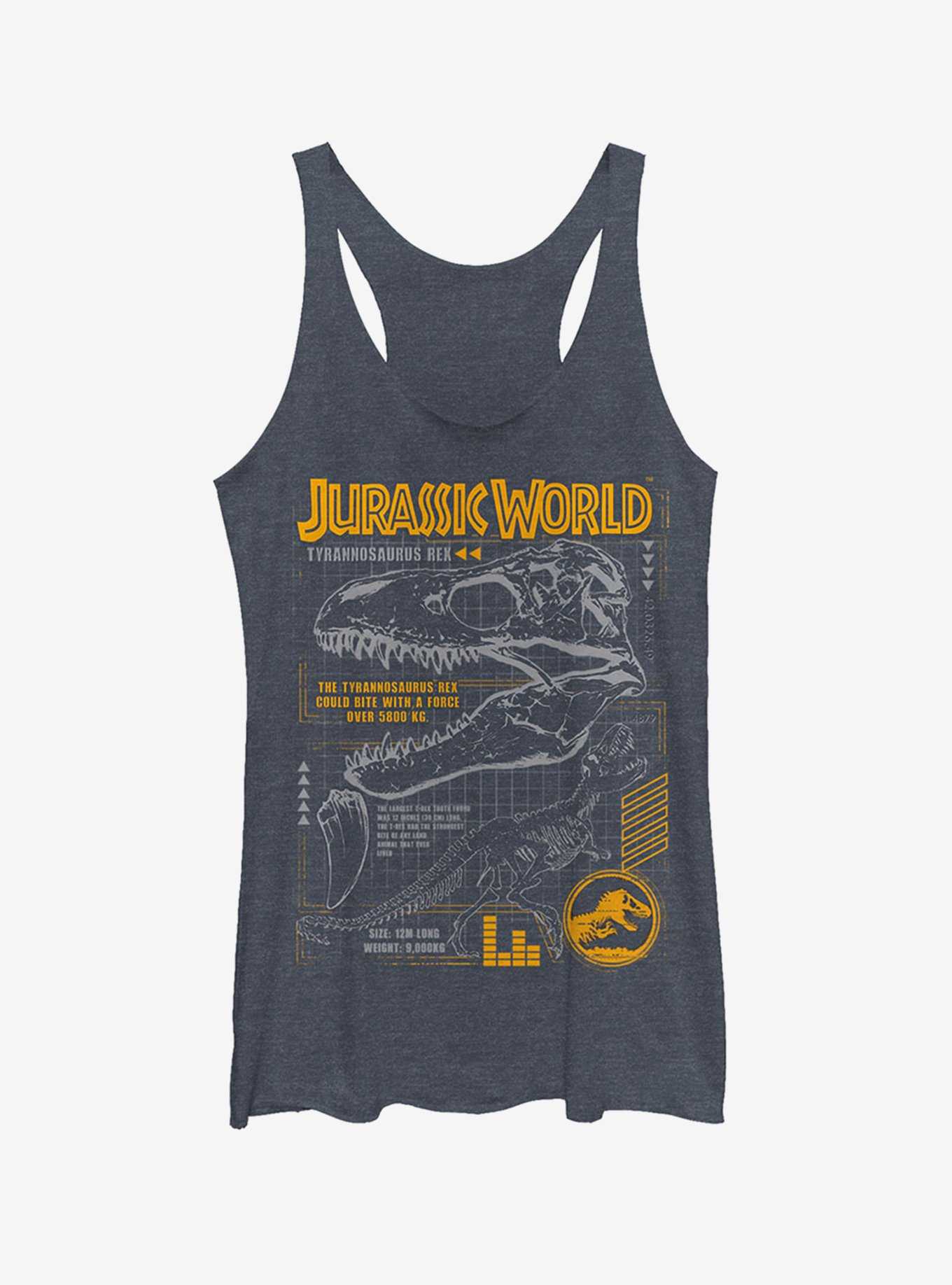 Jurassic World Fallen Kingdom T.Rex Scary Facts Girls Tank, , hi-res