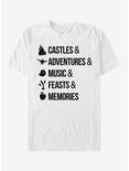 Disney Princess Keywords T-Shirt, WHITE, hi-res