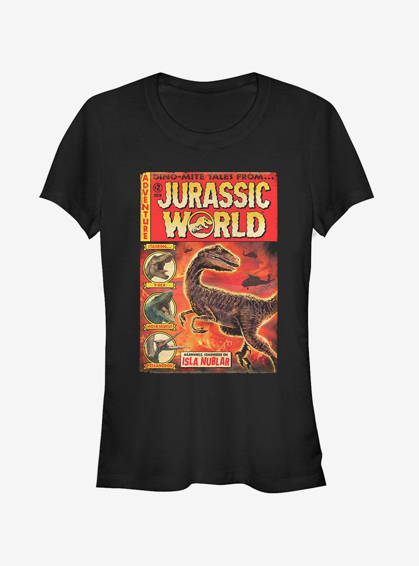 Jurassic World Fallen Kingdom Dino-Mite Tales Girls T-Shirt, BLACK, hi-res