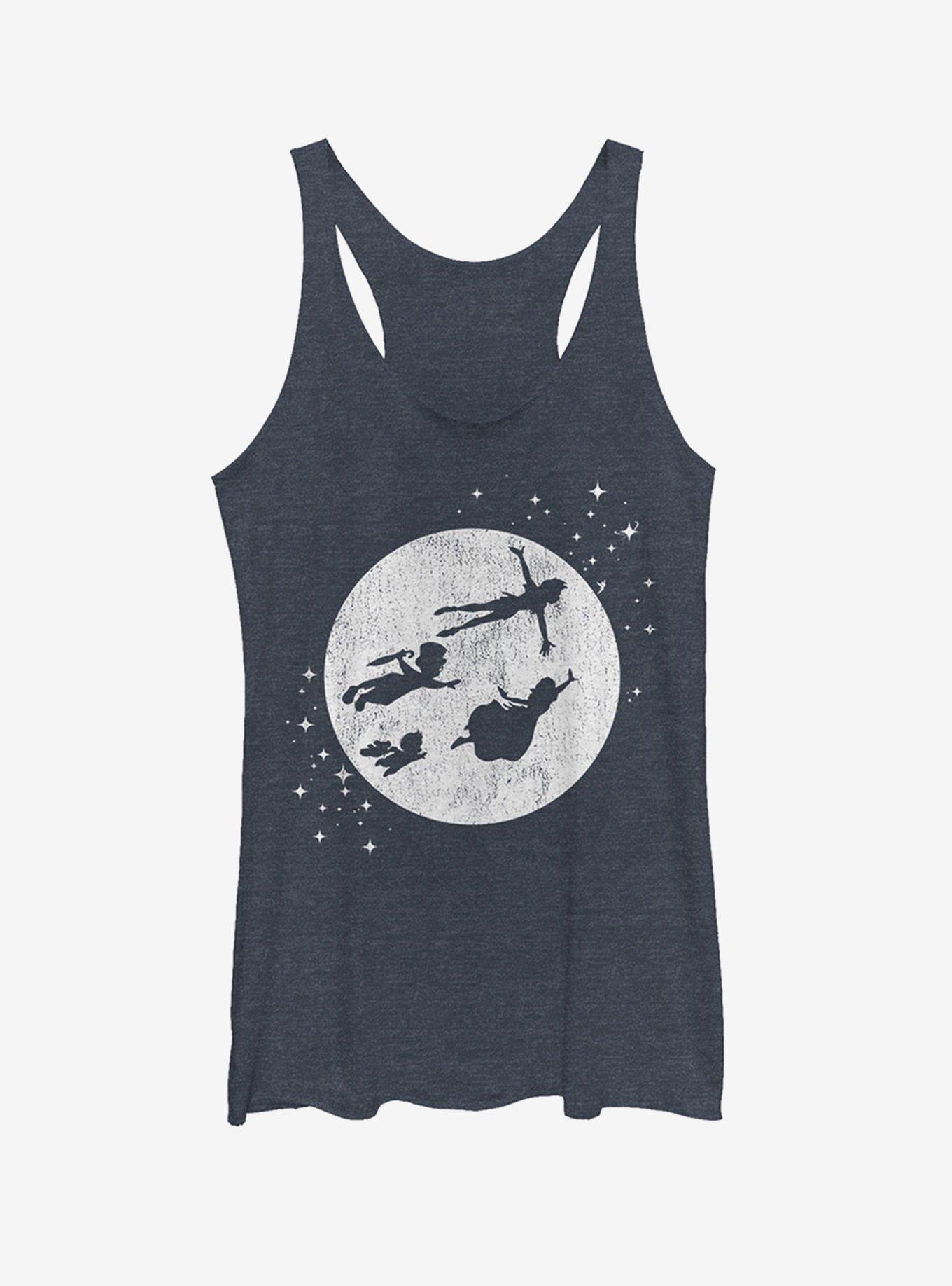 Disney Fly Silhouette Girls Tank, NAVY HTR, hi-res