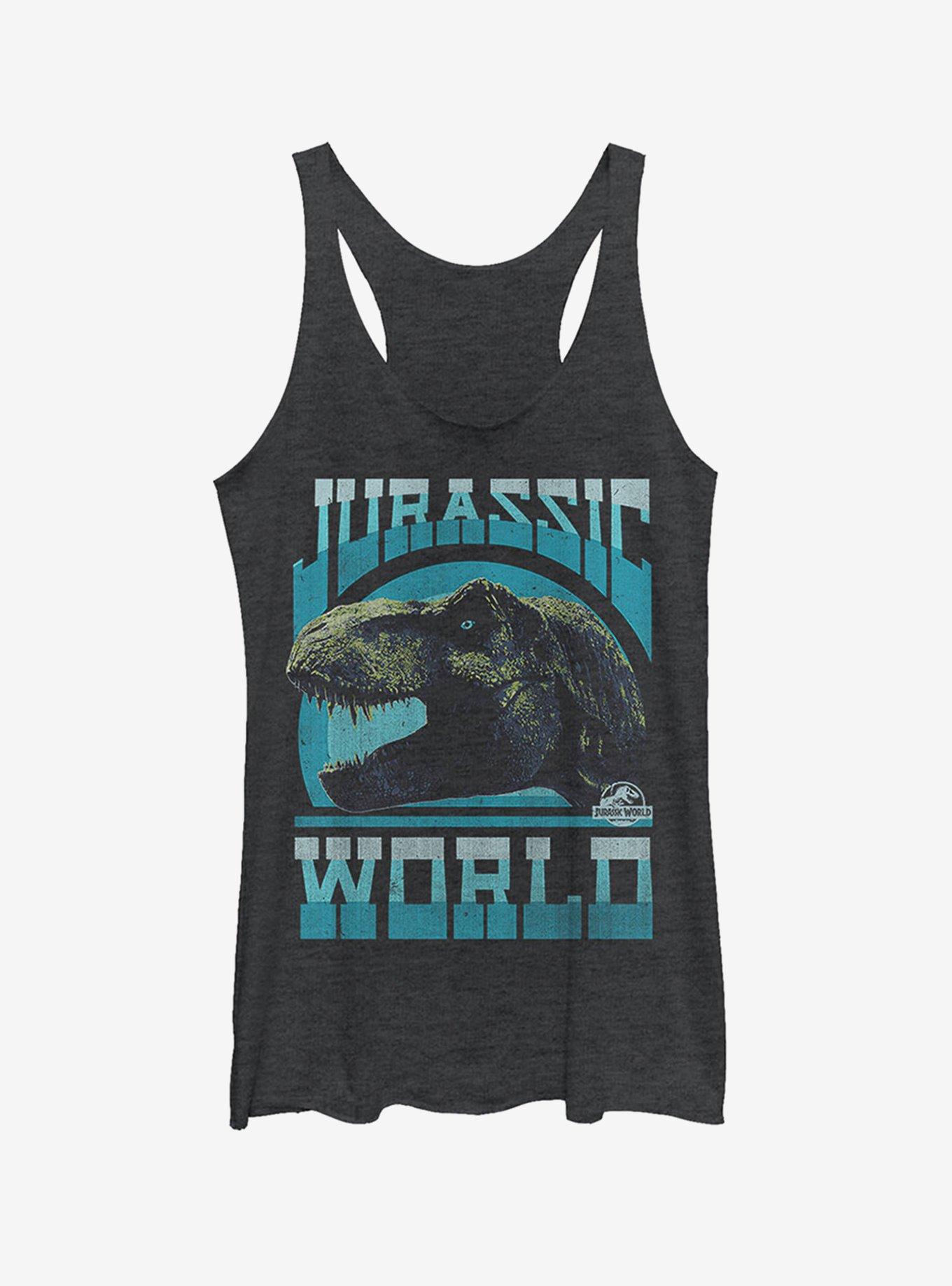 Jurassic World Fallen Kingdom What Big Teeth Girls Tank, BLK HTR, hi-res