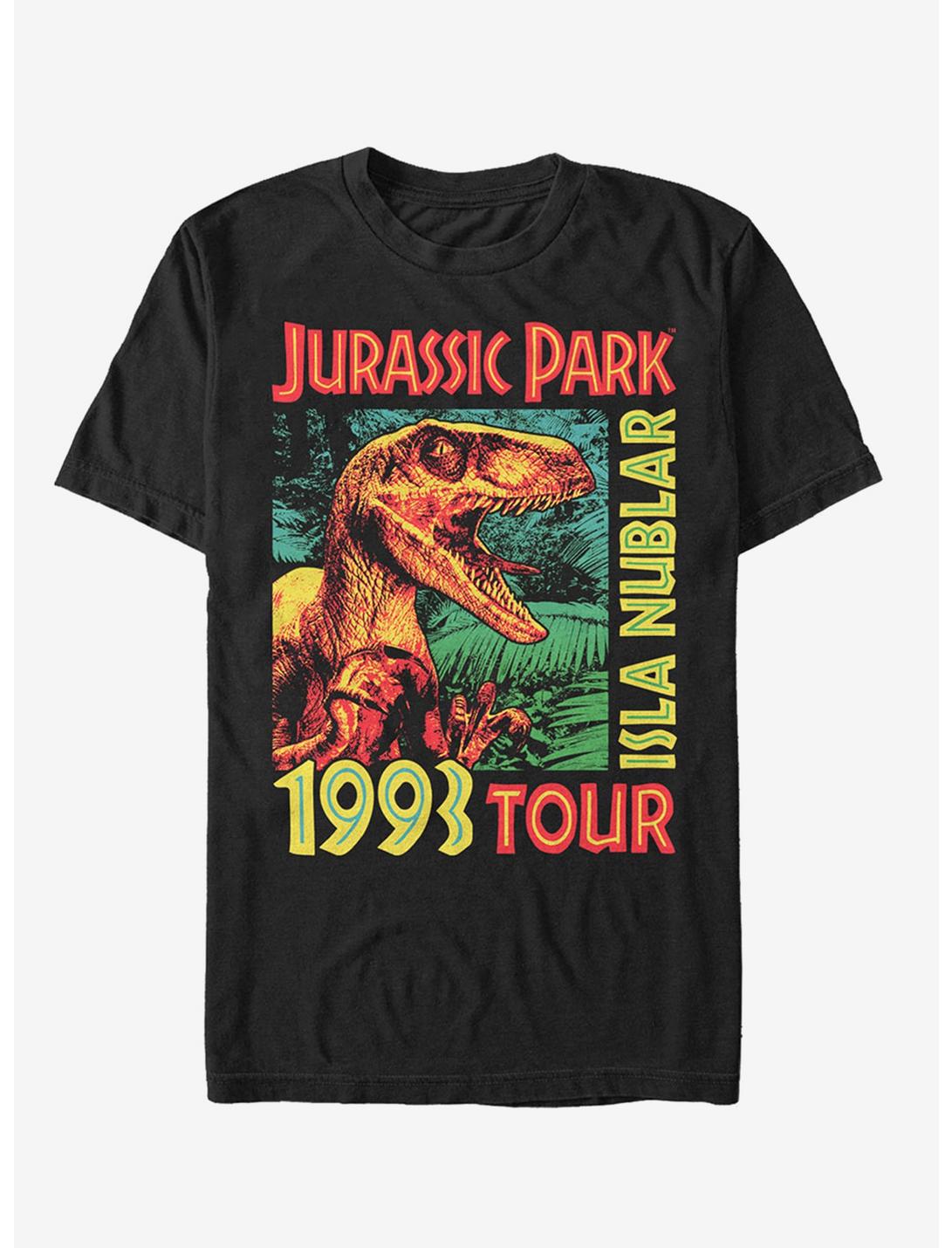 Raptor '93 Isla Nublar Tour T-Shirt, BLACK, hi-res