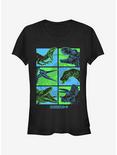 Jurassic World Fallen Kingdom Dino Bingo Girls T-Shirt, BLACK, hi-res