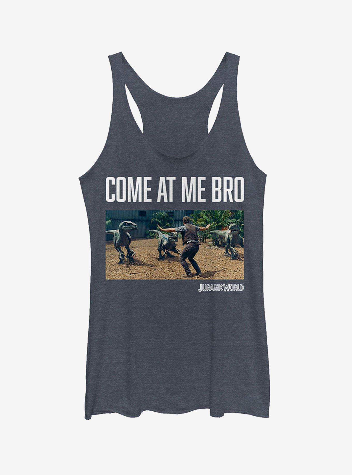 Grady Come at Me Girls Tank, NAVY HTR, hi-res