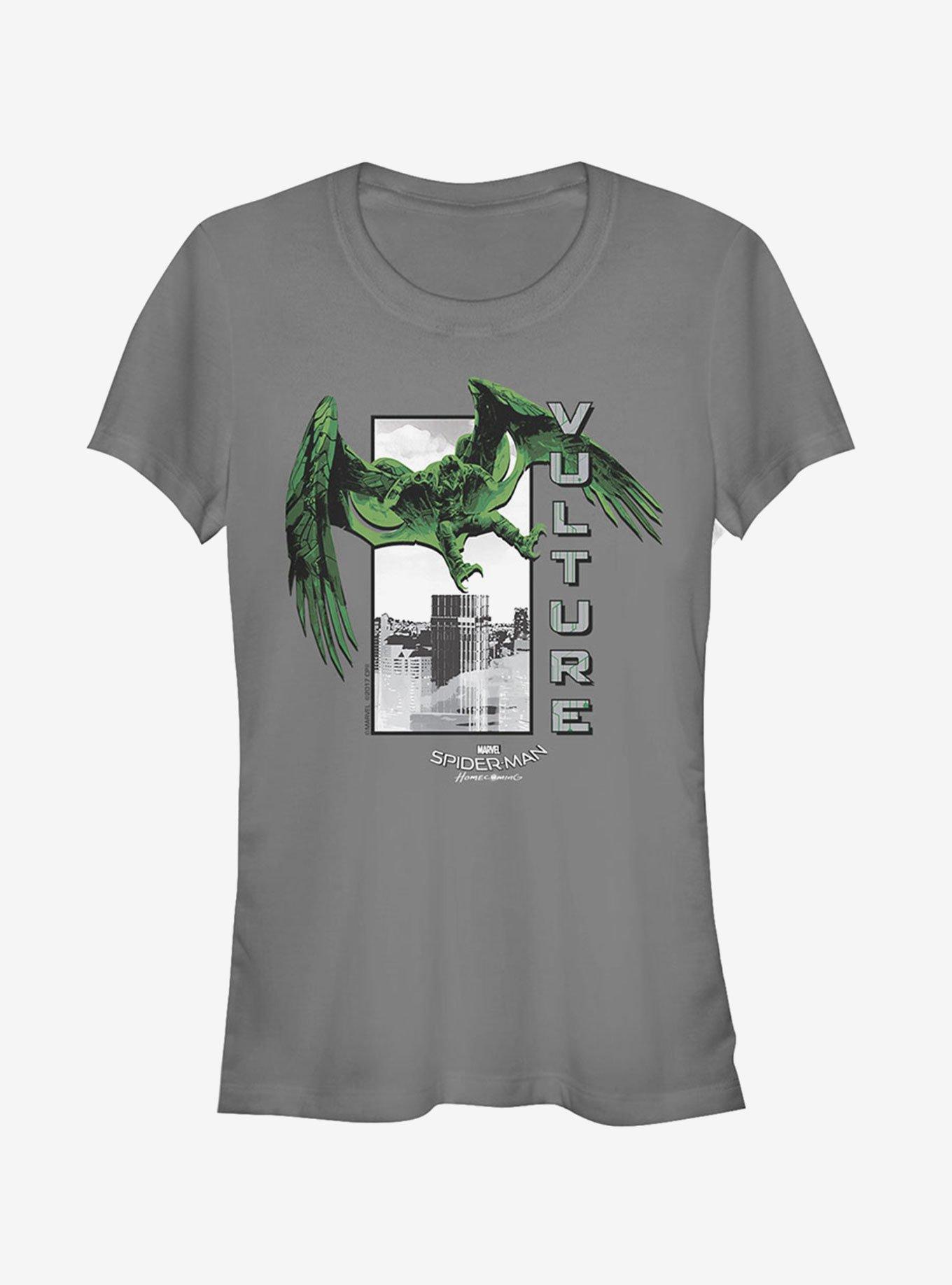 Marvel Spider-Man Homecoming Vulture Girls T-Shirt, CHARCOAL, hi-res