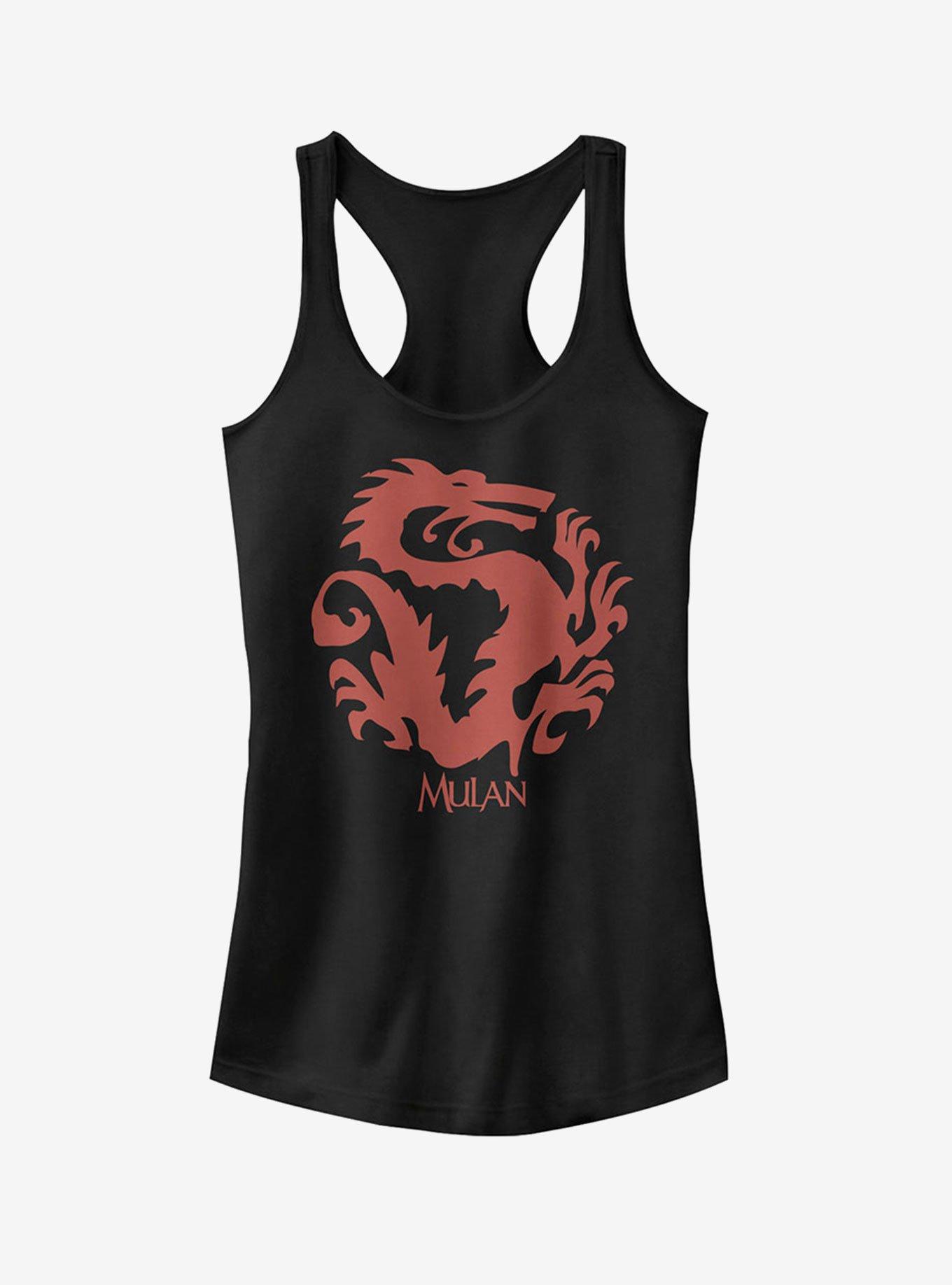 Disney Dragon Symbol Girls Tank, BLACK, hi-res