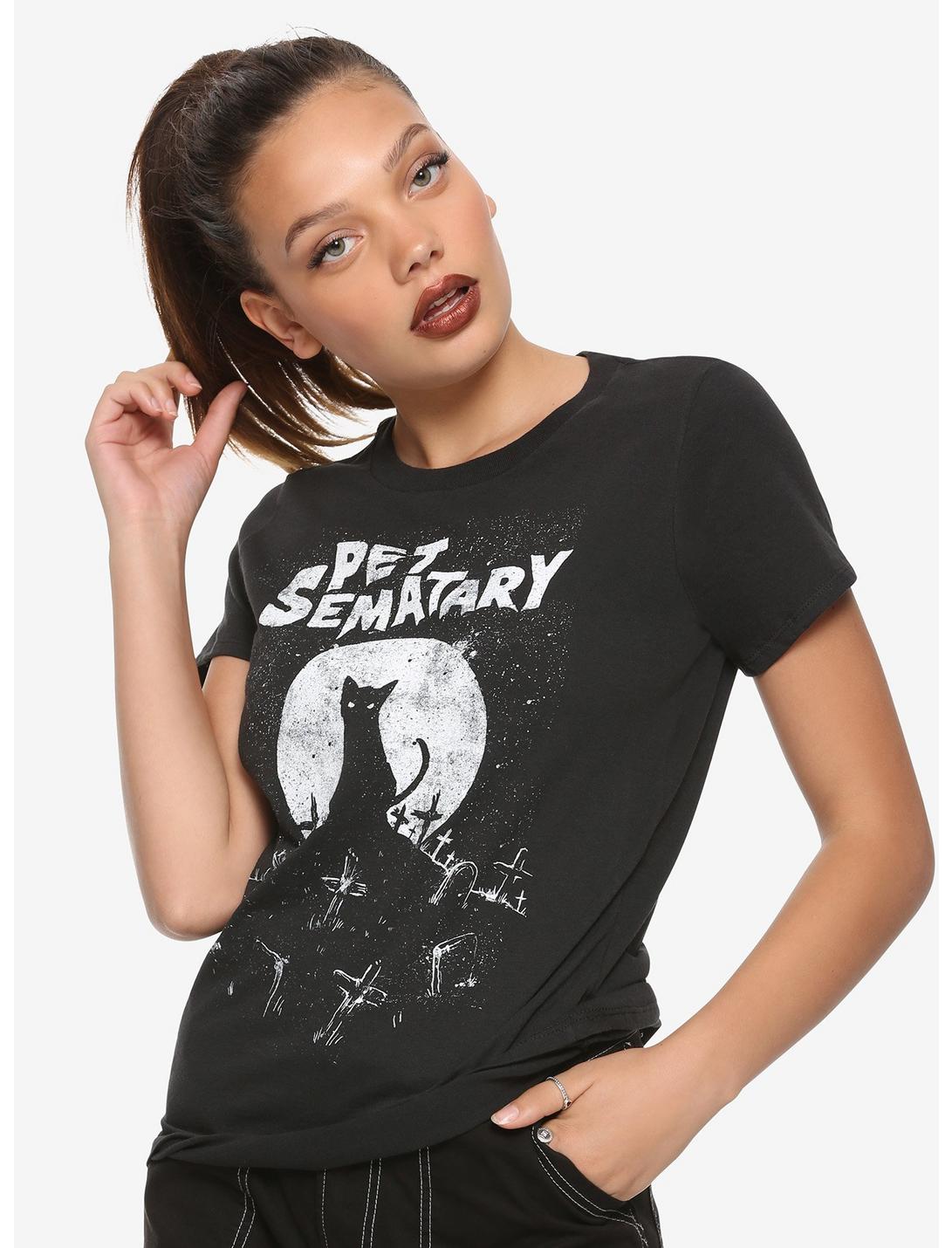 Pet Sematary Full Moon Girls T-Shirt, WHITE, hi-res